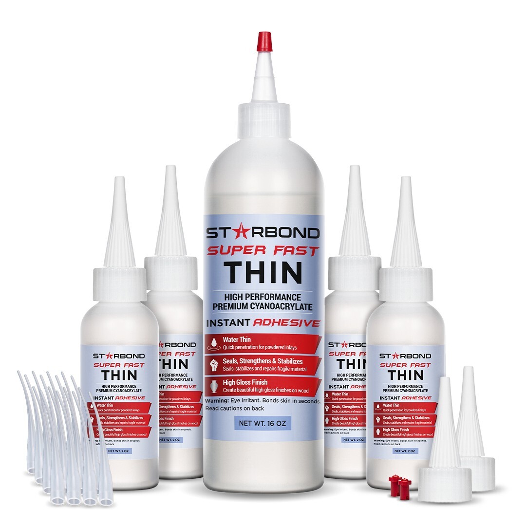 Starbond 16 oz. Super Fast Thin – Super Glue (Premium Cyanoacrylate CA Glue)