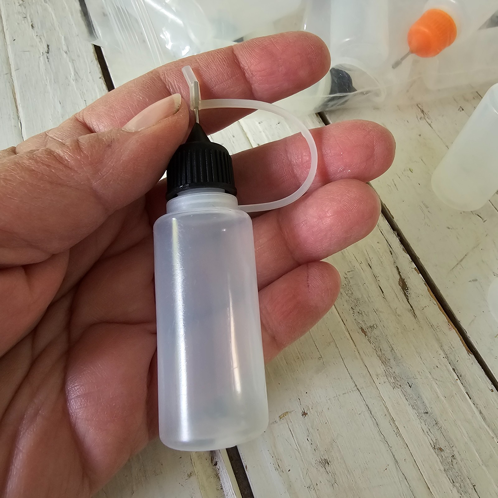 (30) 15ml Plastic Squeezable Dropper Bottle Needle Tip -Precision Tip Applicator