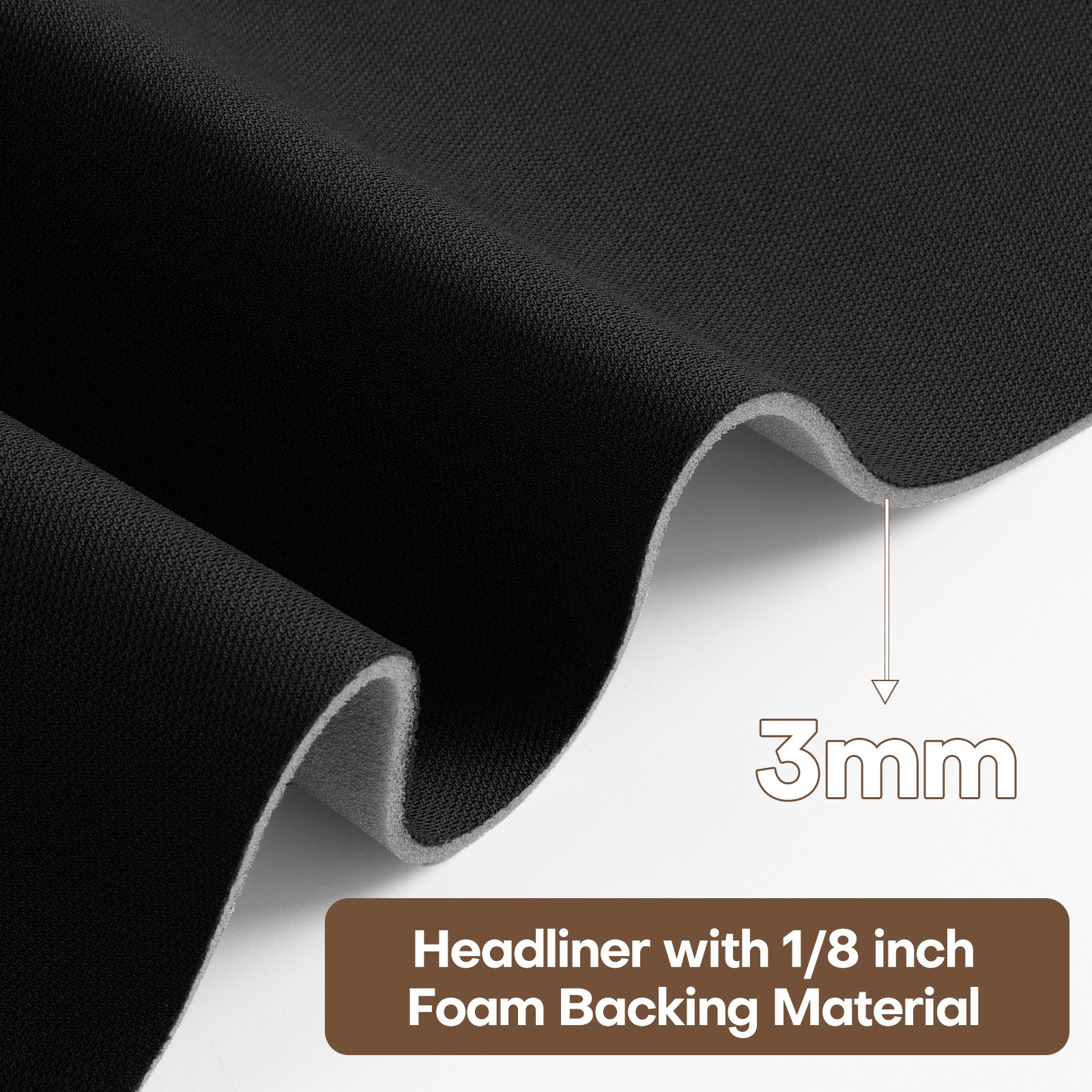 Automotive Universal Headliner Renovate Fabric with 1/8″ Foam Backing 60″ Wide