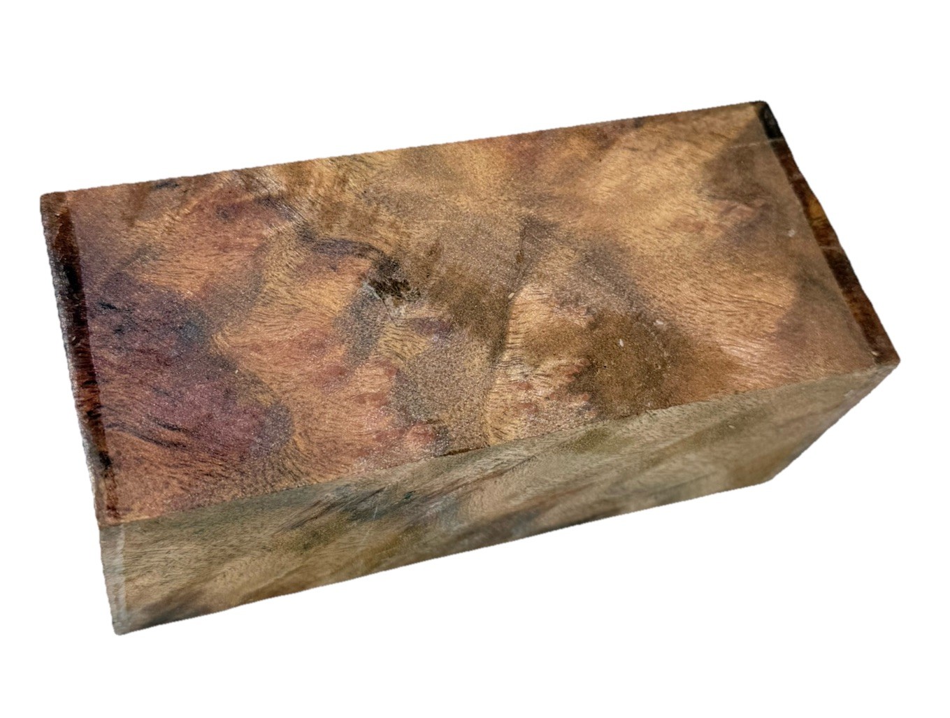 Camphor burl wood turning blank 2-3/8″ x 2-3/8″ x 5-5/8″ (c61) Dried