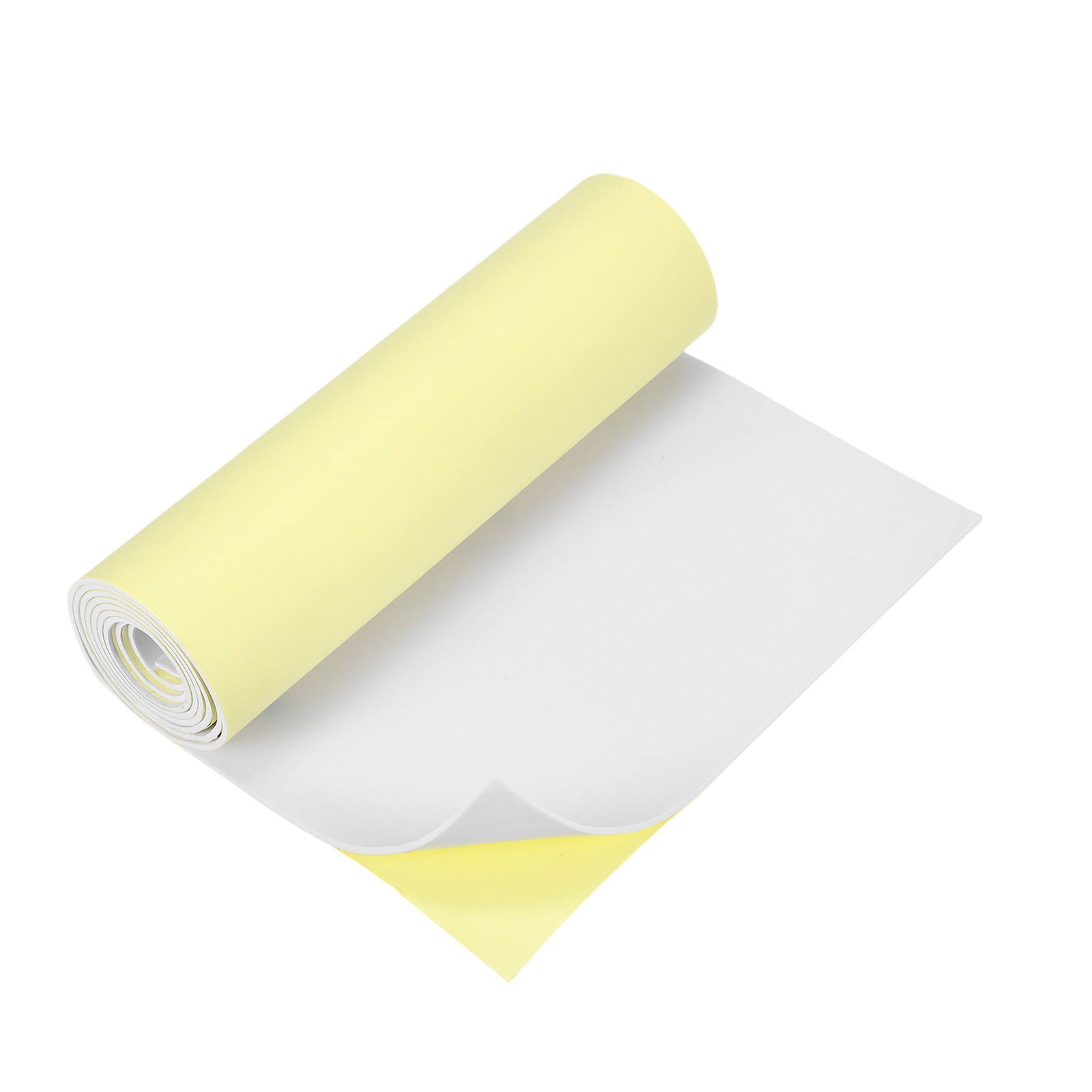 EVA Foam Roll with Adhesive Backing, 3mm 1/8″ Thick 78″x13″, White