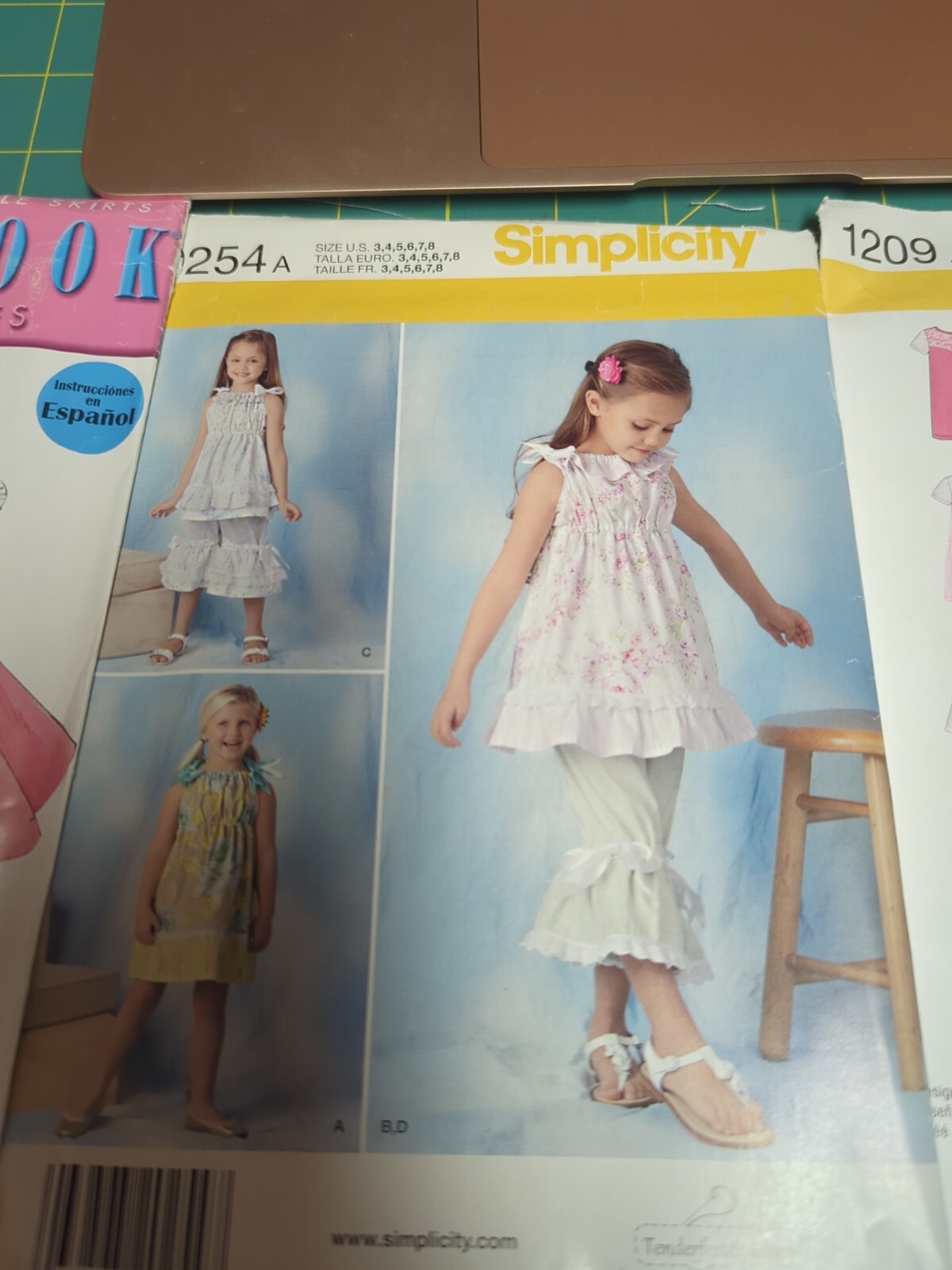 13 piece bundle kids sewing patterns ages 3 through 16 dress top skirt