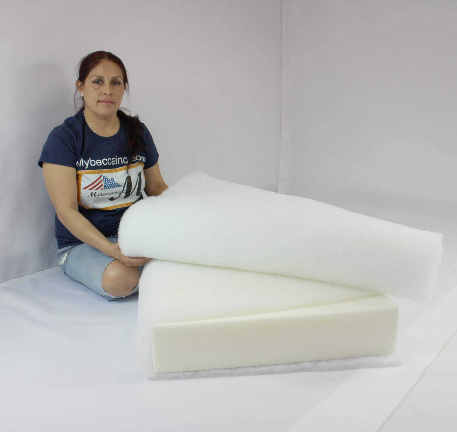Mybecca 36 inch Wide Bonded Dacron Upholstery Grade Polyester Batting by 5 yards