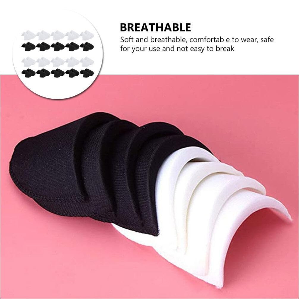 Soft Breathable Sponge Shoulder Pads – 20 Pairs Cushion Inserts for Suits & Coat