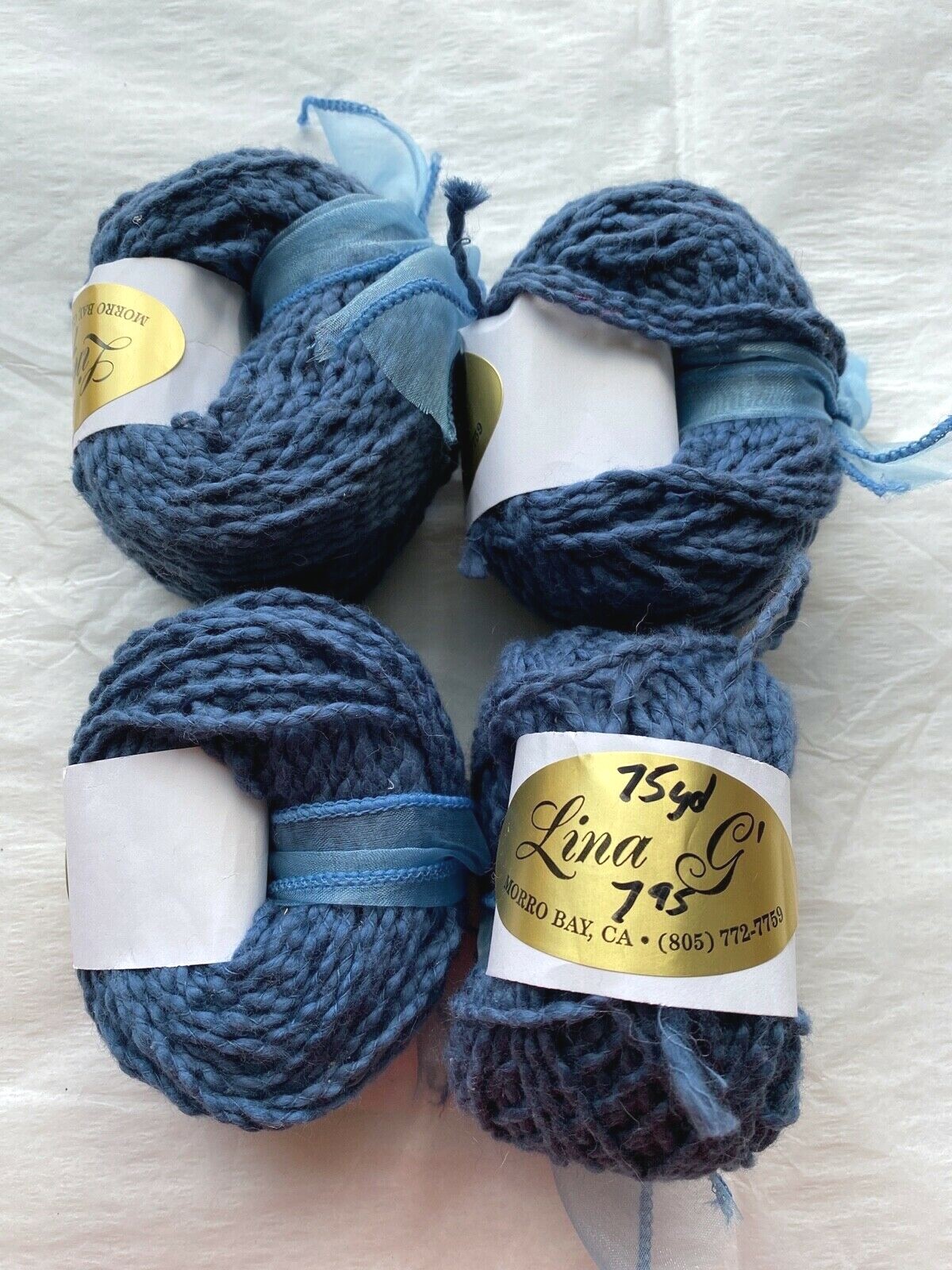 Private Label 75yds Cotton Denim Blue USA Studio Clearance Sale