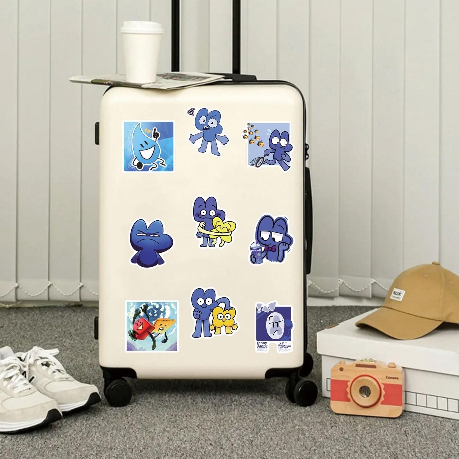 125Pcs Bfdi Stickers Pack, Aesthetic Vinyl Waterproof Sticker Decals Colorful