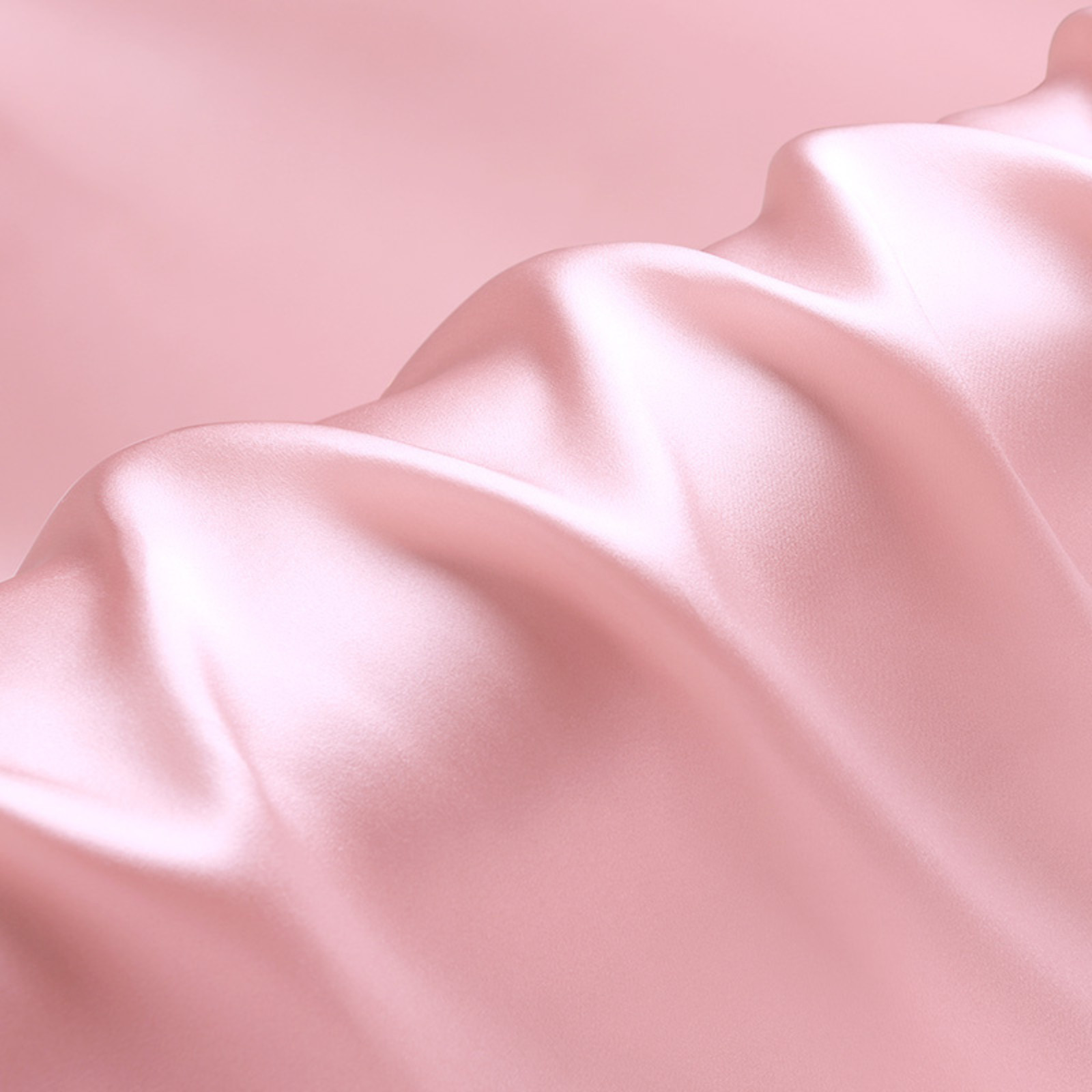 Baby Pink 100% Pure Mulberry Silk Fabric by the Yard