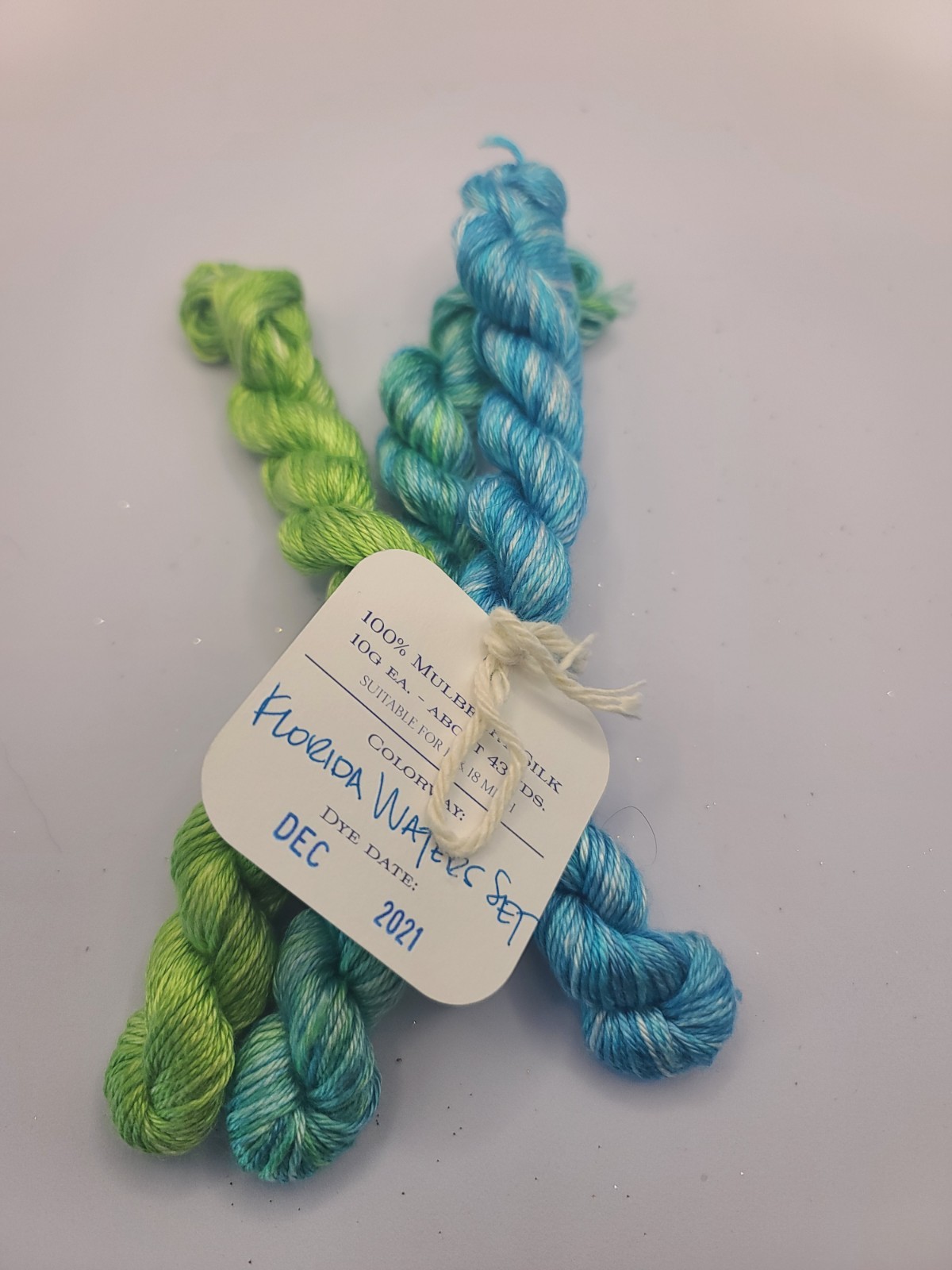 Hook and Harbor Co. H & H Co Hand Dyed Mulberry Silk Embroidery Thread