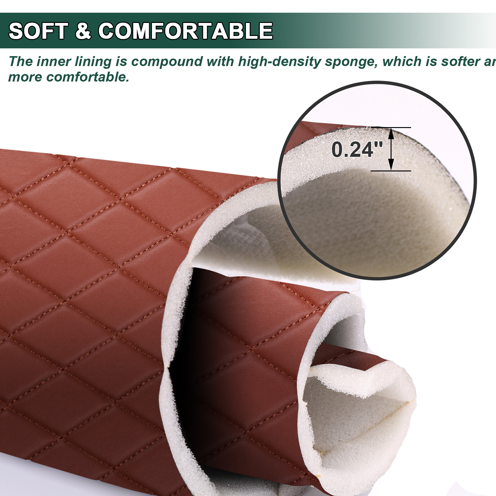 63″ Vinyl Faux Leather Foam Back Auto Upholstery Fabric Car Headliner By Yard