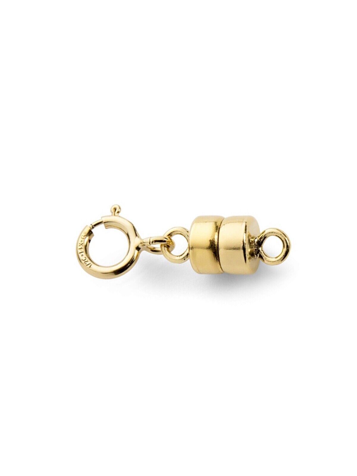 14k Gold Filled 4.5mm Magnetic Clasp w/ 5mm Spring Ring 1 Set / 4 Sets #6305-9