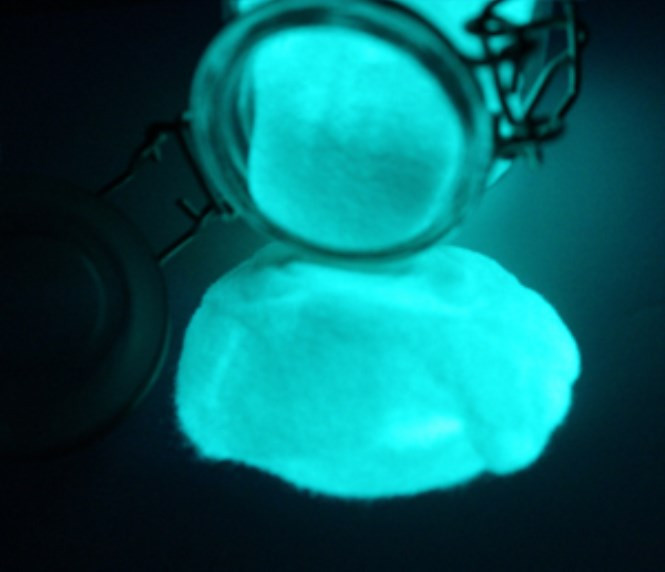 Glow in the Dark AQUA -Blue/Green Pigment Powder 1oz, Daytime Invisible, Resin