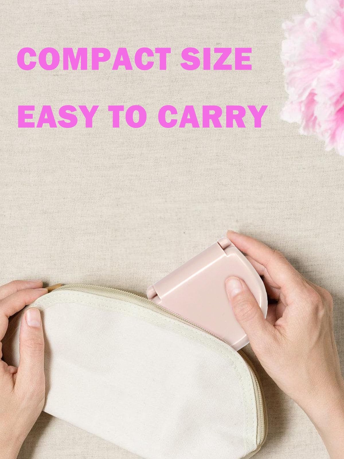 keepsweat Mini Sewing Kit,Small Travel Size Emergency Pocket Kit Pink
