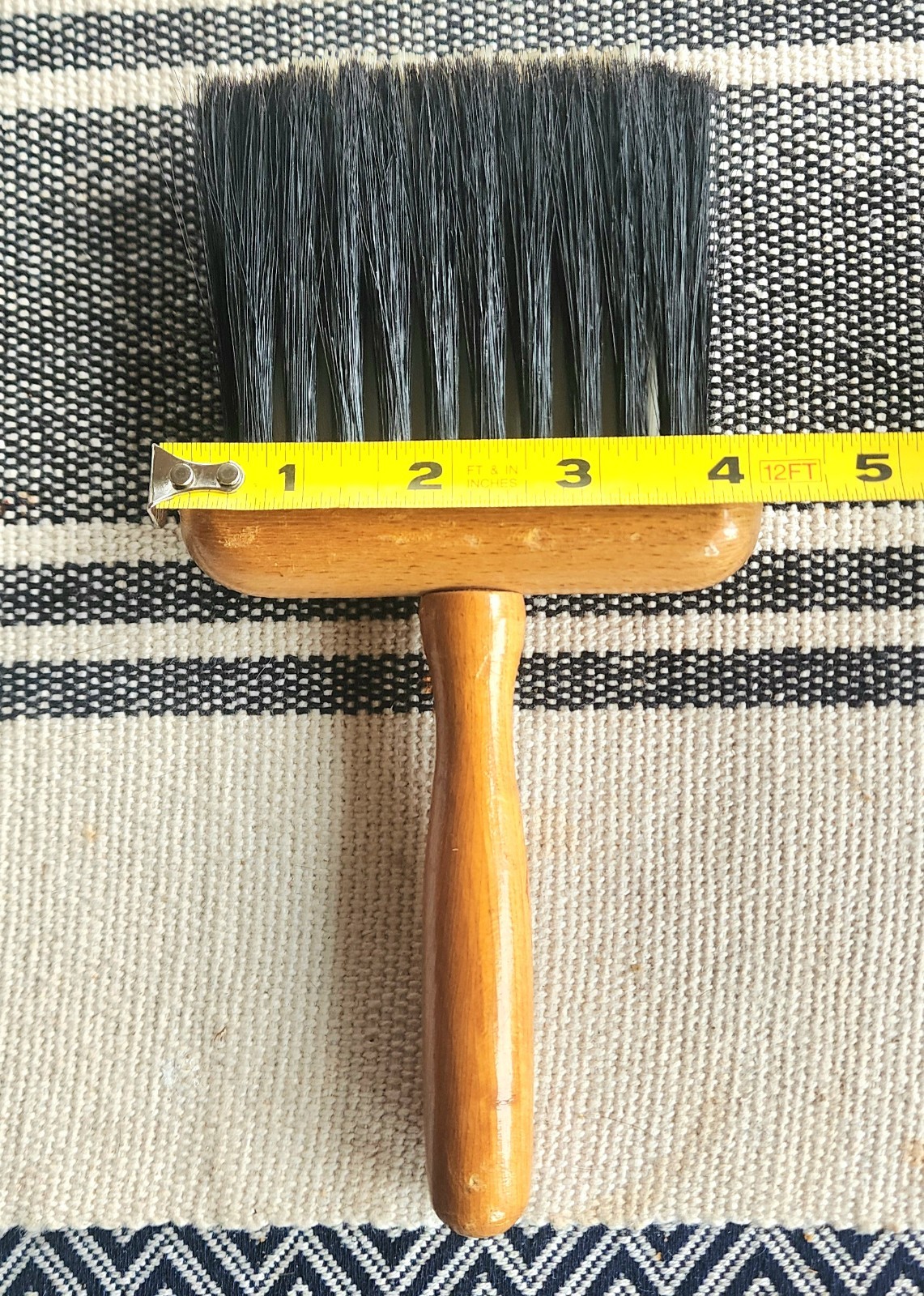 Vintage Whistler Brush Badger Hair Faux Finishes Dusting Brush New Old Stock
