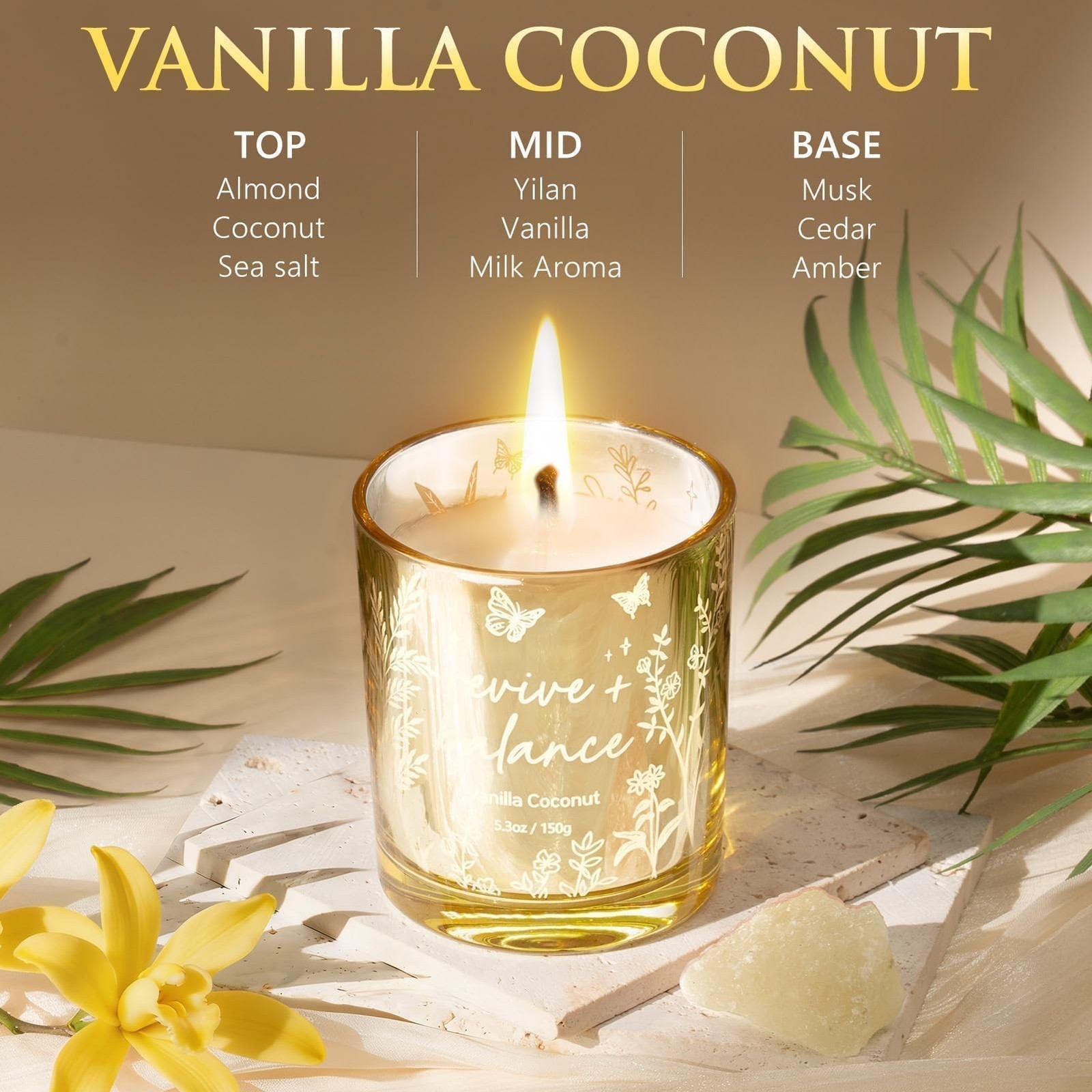 Candles for Women, 3 Pack Soy Wax Candle Gift Sets for Home Scented | Holiday…