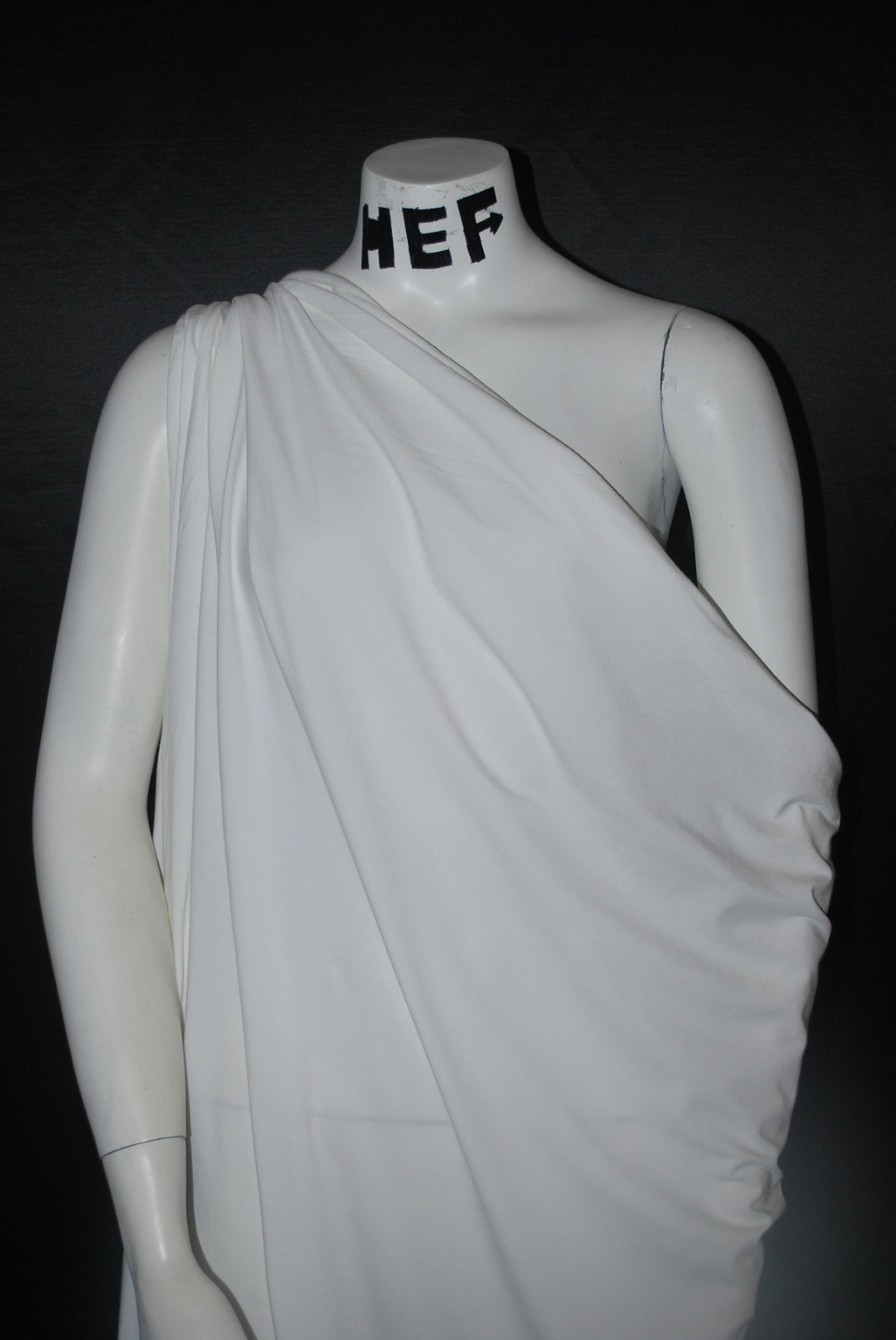 Silky Micro Modal Supima 4 Ways Spandex Jersey Knit Fabric Eco-Friendly White