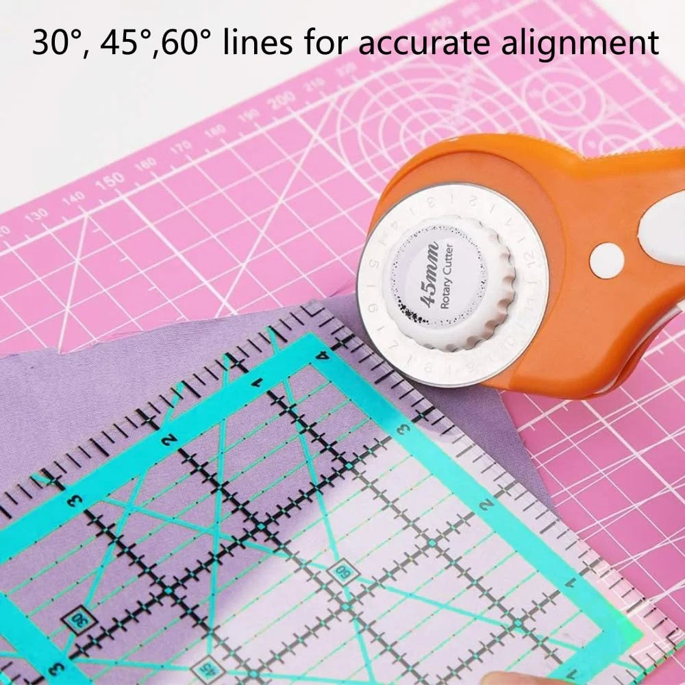 Acrylic Quilting Rulers Set – 3 Square Templates for Fabric Cutting