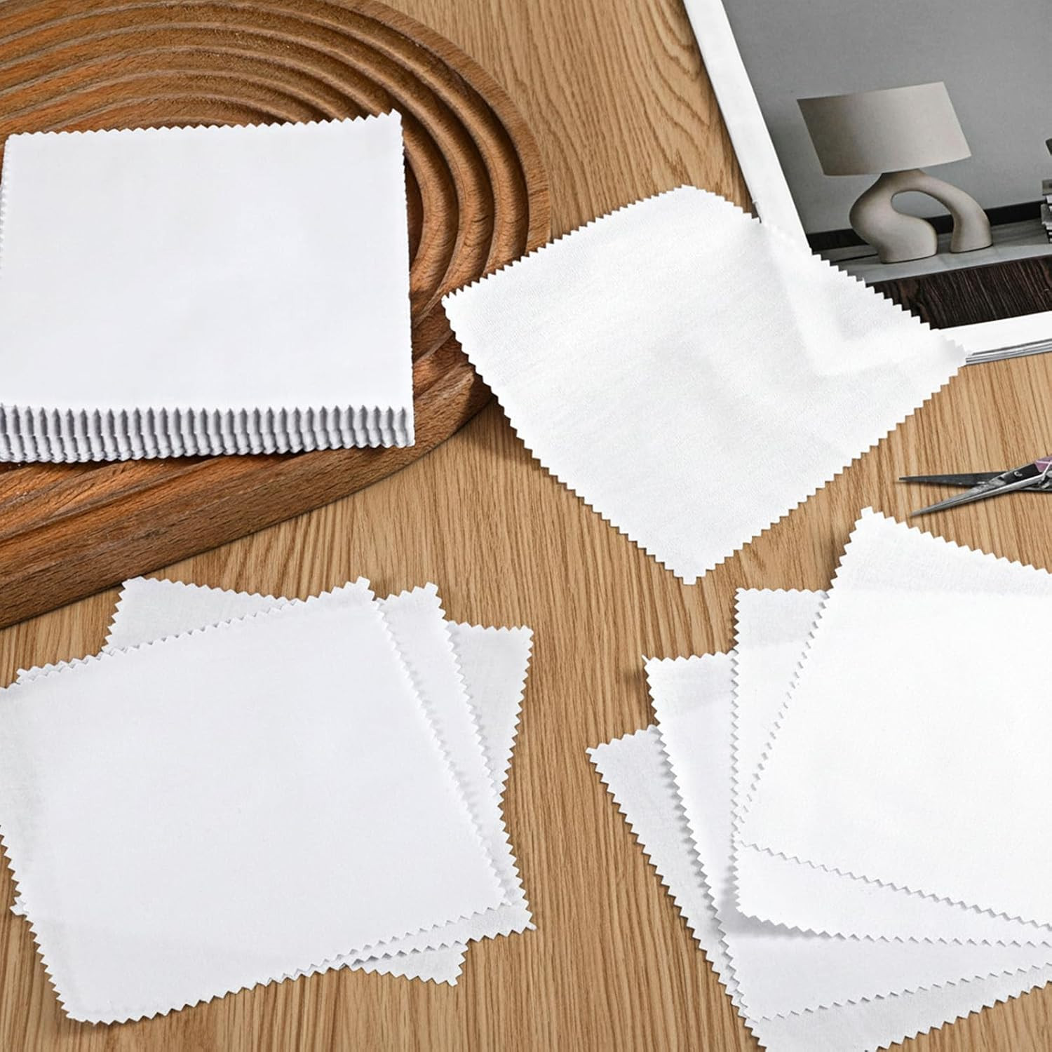 100 Pack 8-Inch Cotton Fabric Squares, 8″ Precut Cotton Fabric Squares, Solids W