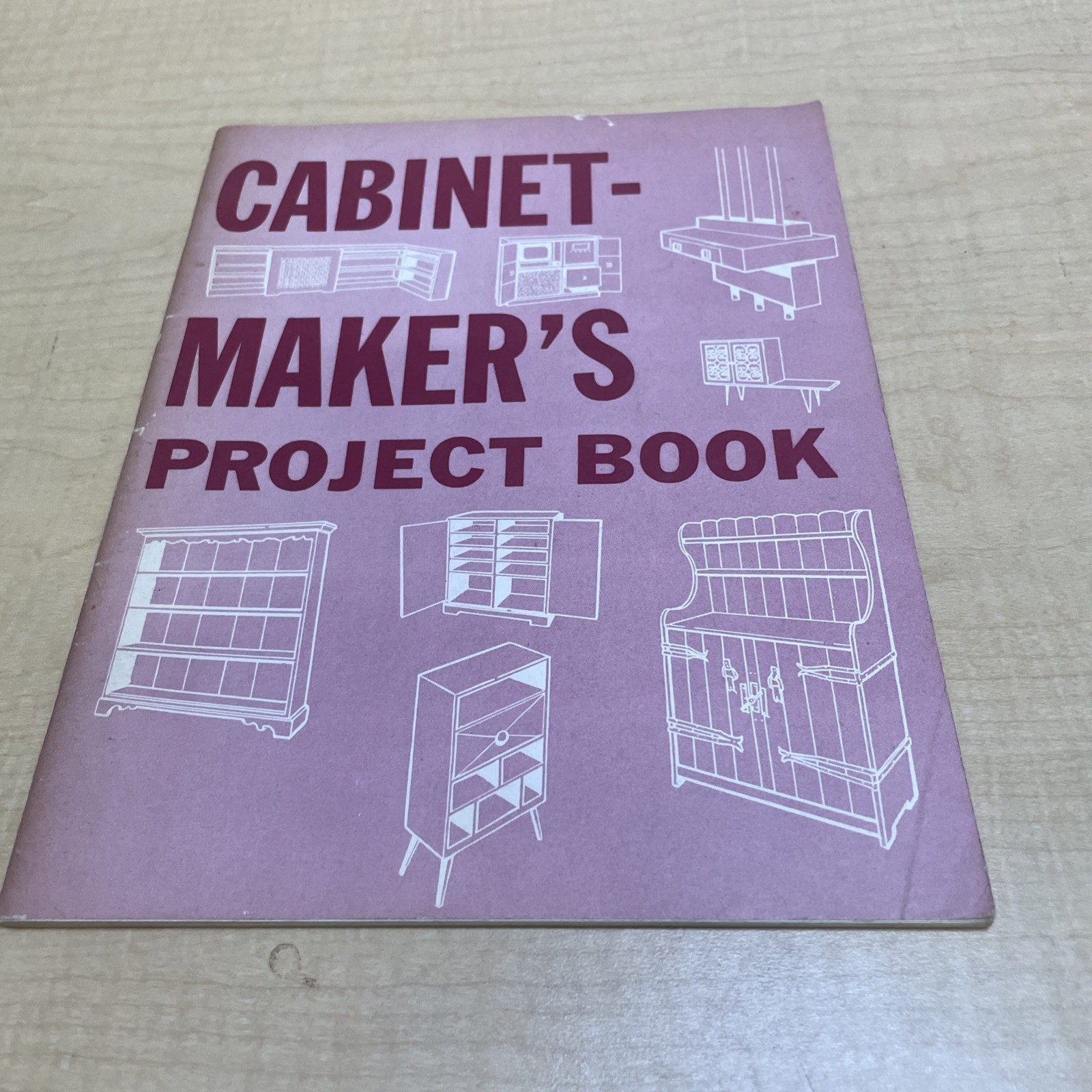 Vintage 1957 Cabinetmaker’s Project Book Arthur Wakeling Home Craftsman Pb