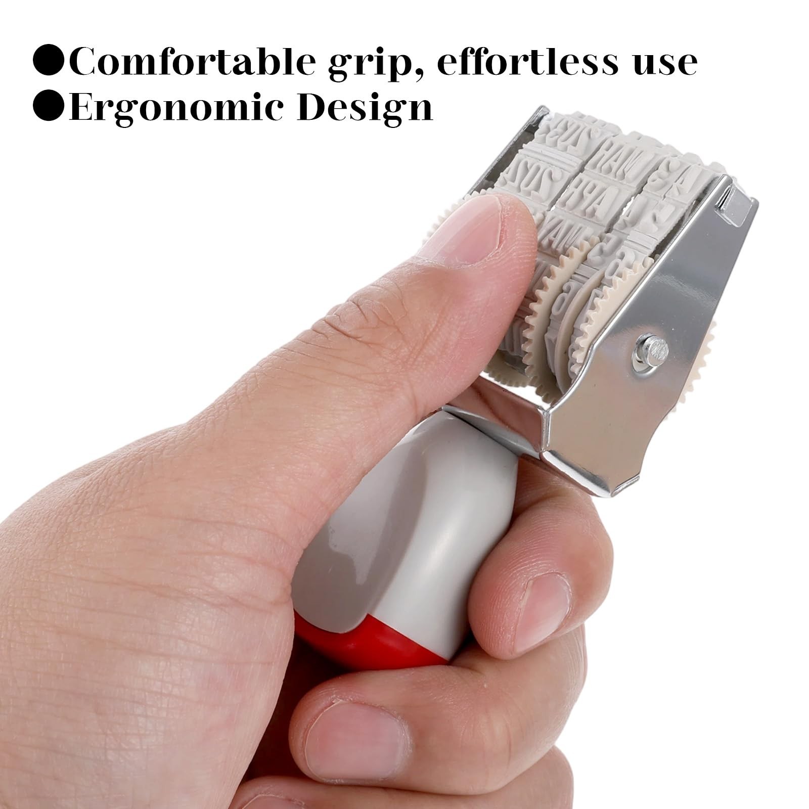 2Pcs Roller Date Stamp, Small Adjustable Inking Date Stamper, Dates Stamper I…