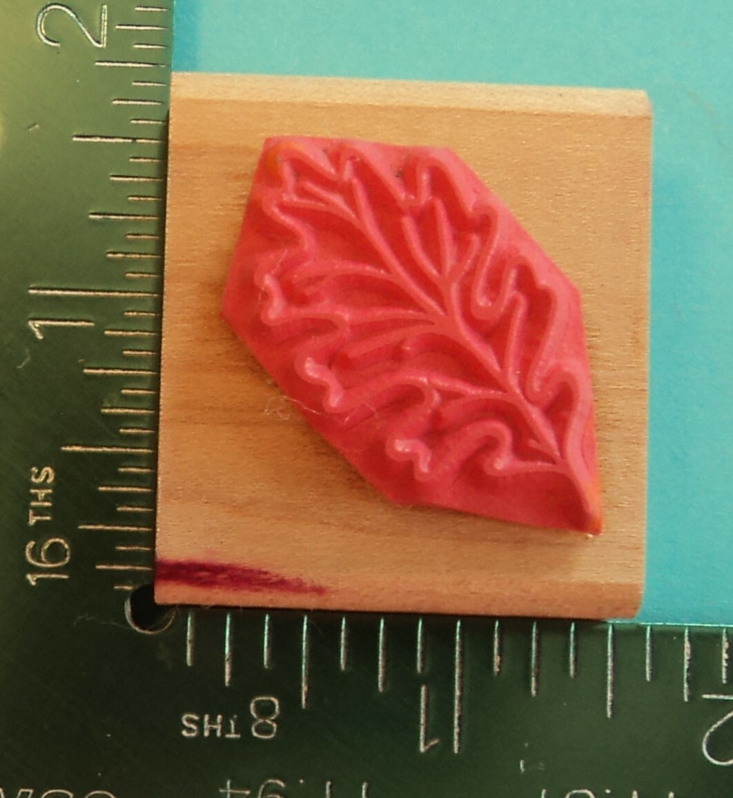 JRL Design OAK LEAF Rubber Stamp