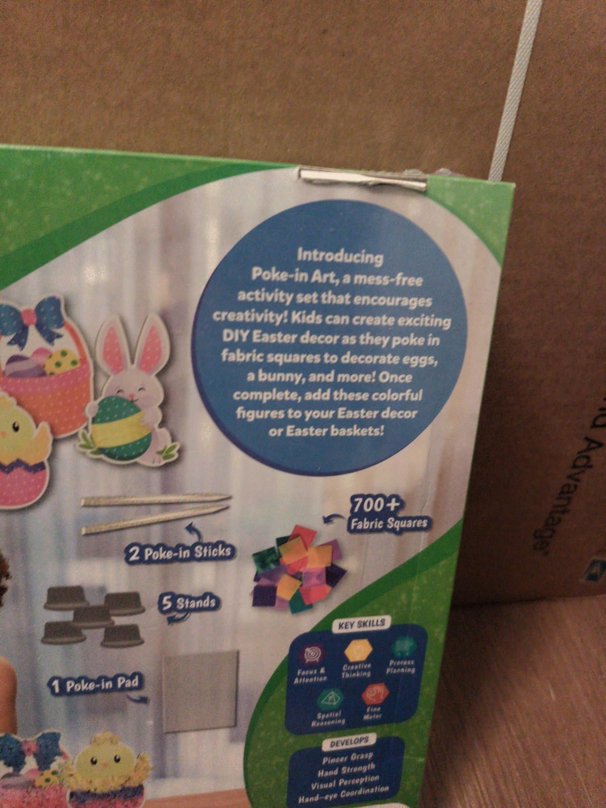 Poke-in Art – Easter Fun, Mess-Free for Kids, DIY Wood Craft Kits, Creative A…
