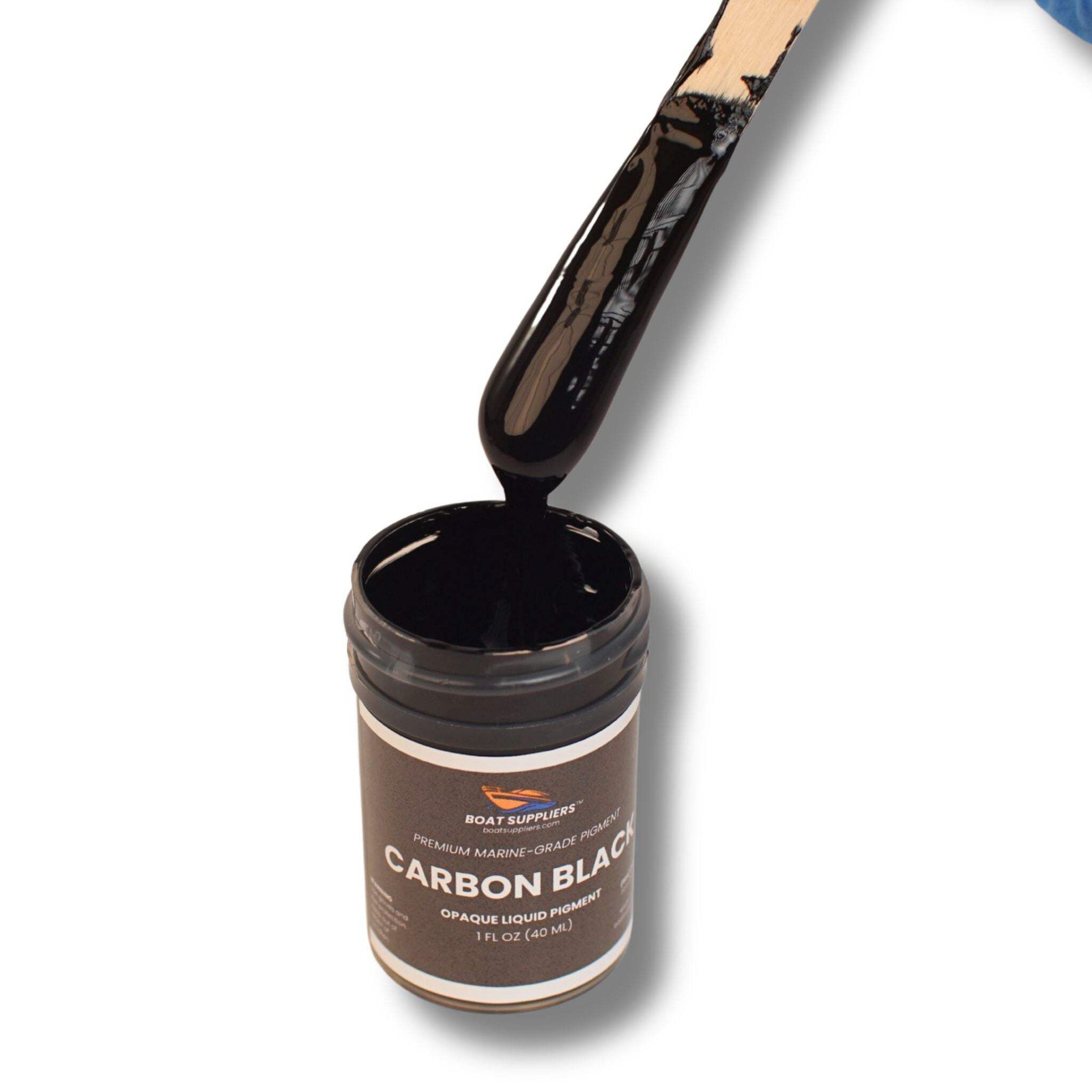 Black Epoxy Resin Pigment – Opaque Liquid Colorant for Resin Art & Gelcoat 1oz