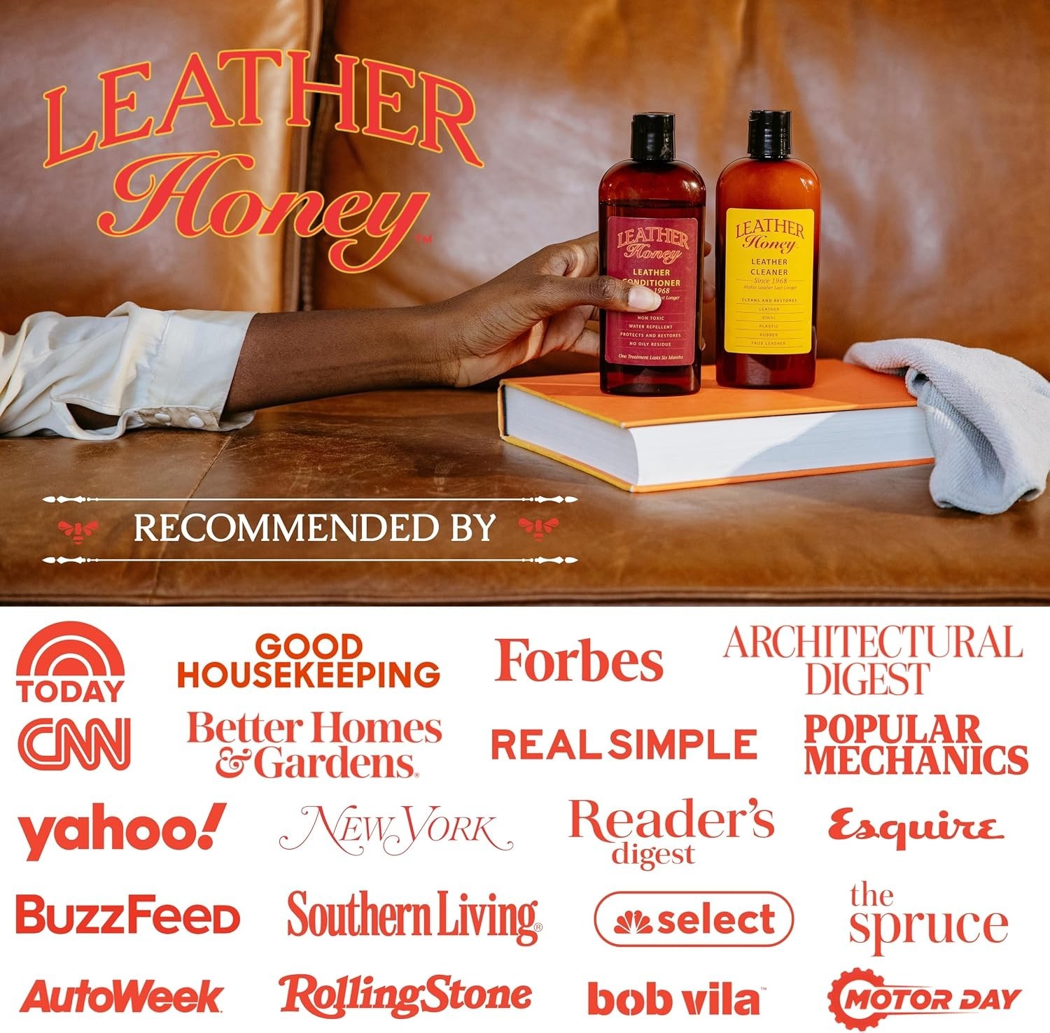 Deep Penetrating Leather Conditioner – 8 Fl Oz Pack – Safe & Effective Care