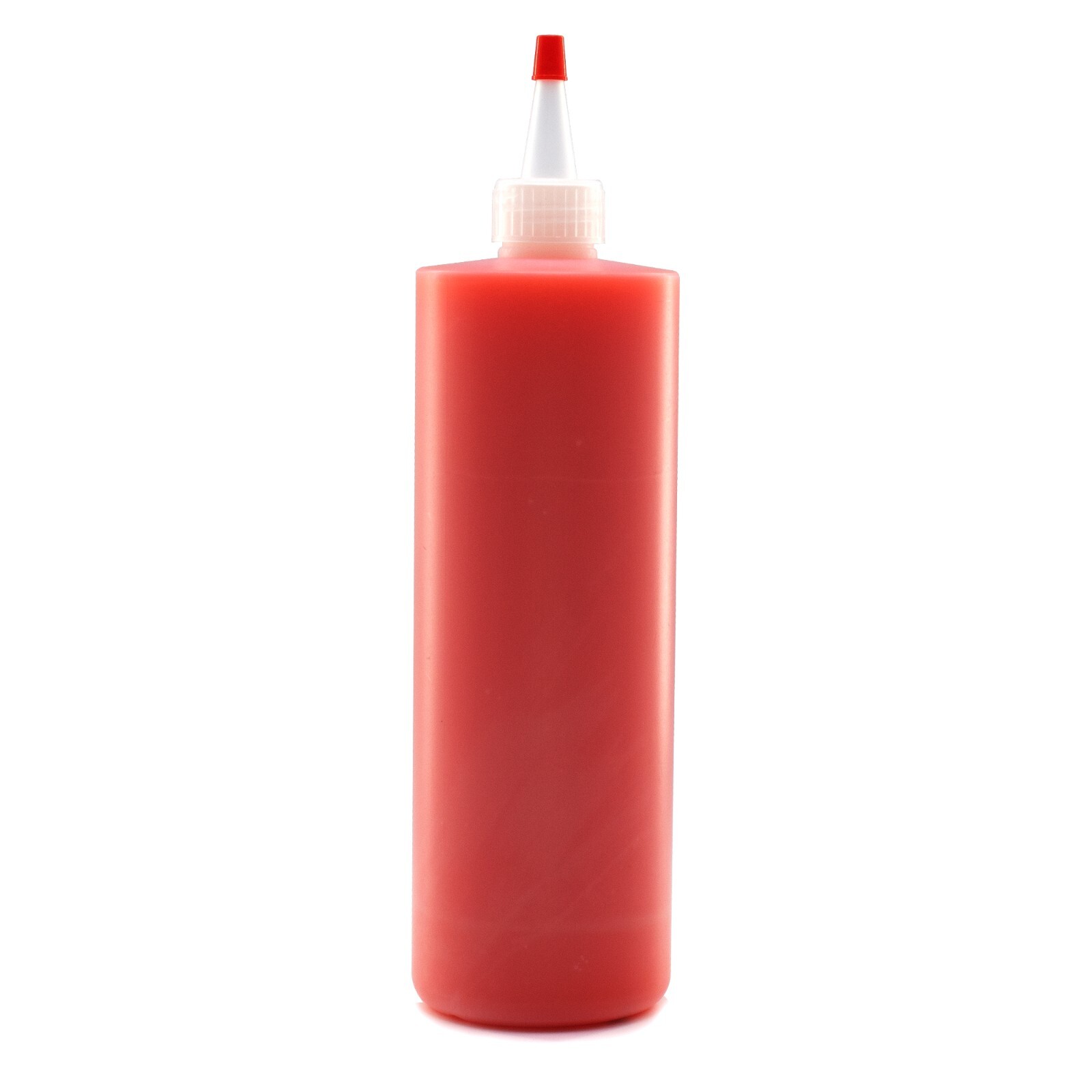 6 PK 16oz Clear Plastic Squeeze Bottle Condiment Dispenser Ketchup Mustard Mayo