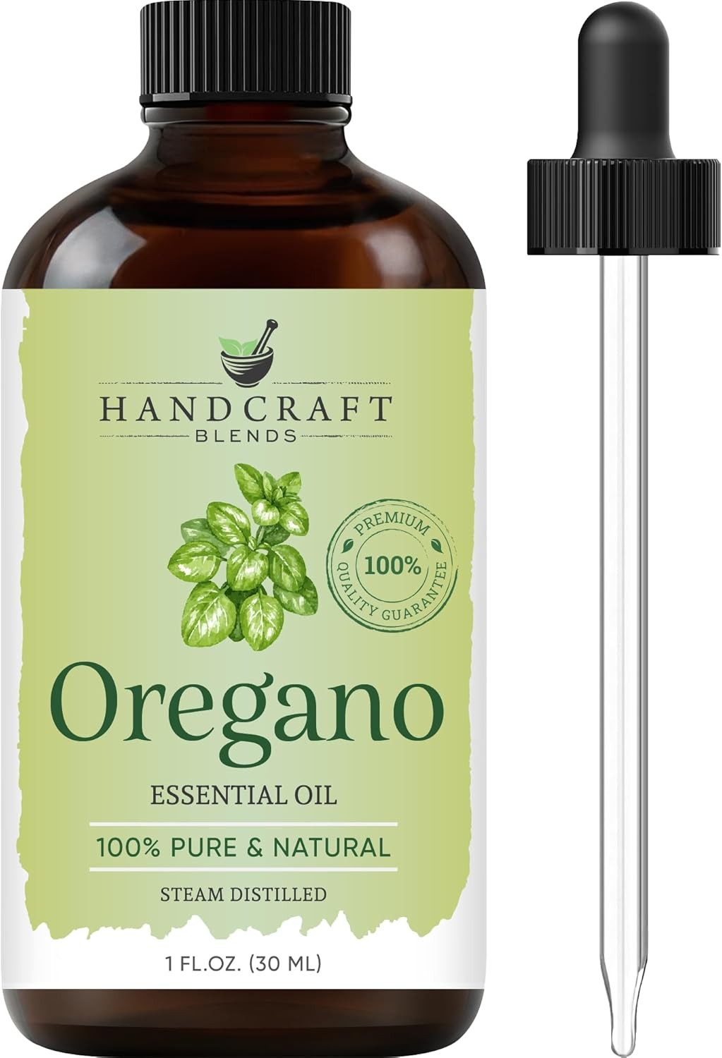 Handcraft Blends Oregano Oil – 1 Fl Oz – 100% Pure and 1 (Pack of 1)