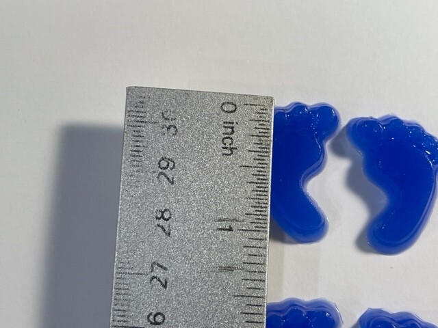 10 Footprint Silicone Inlays For Resin