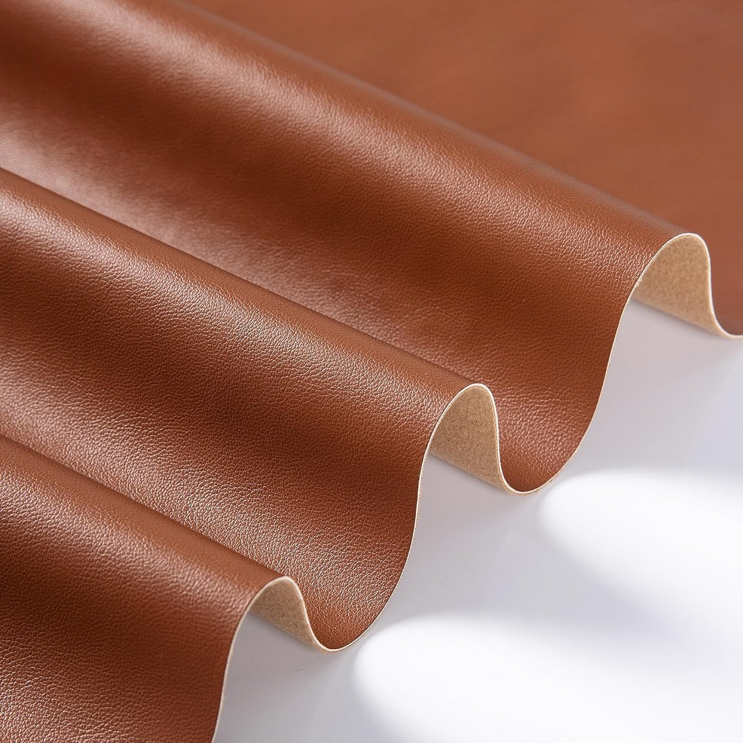 Marine Vinyl Fabric Upholstery Faux Leather Fabric by The Yard 0.95 mm Thick PU