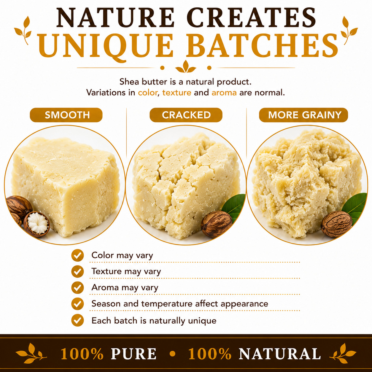 Shea Butter 8 oz. Wholesale 100% Raw Pure Organic Shea Butter Unrefined 4 PACK