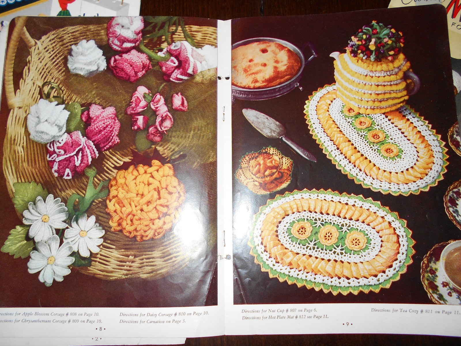 Vintage 6 Crochet Pattern Books for Gifts Bazaar, Star 80-89, Lily 51, Clark 279