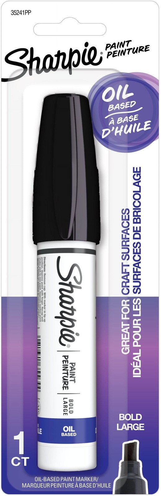 (3 pack) Sharpie Oil-Based Poster Paint Marker, Bold Point, Black, 1 Count