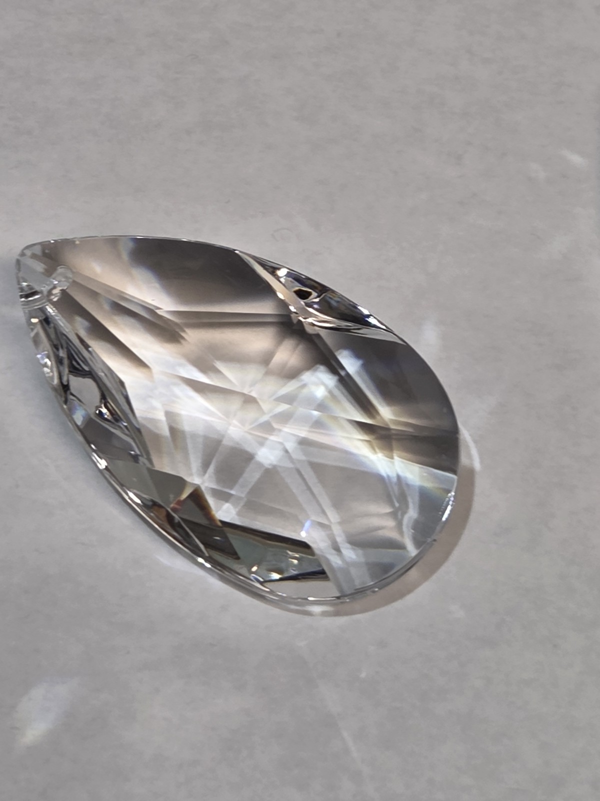 Asfour Crystal Pear Shaped 2.5 in. Prism Chandelier Box of 45