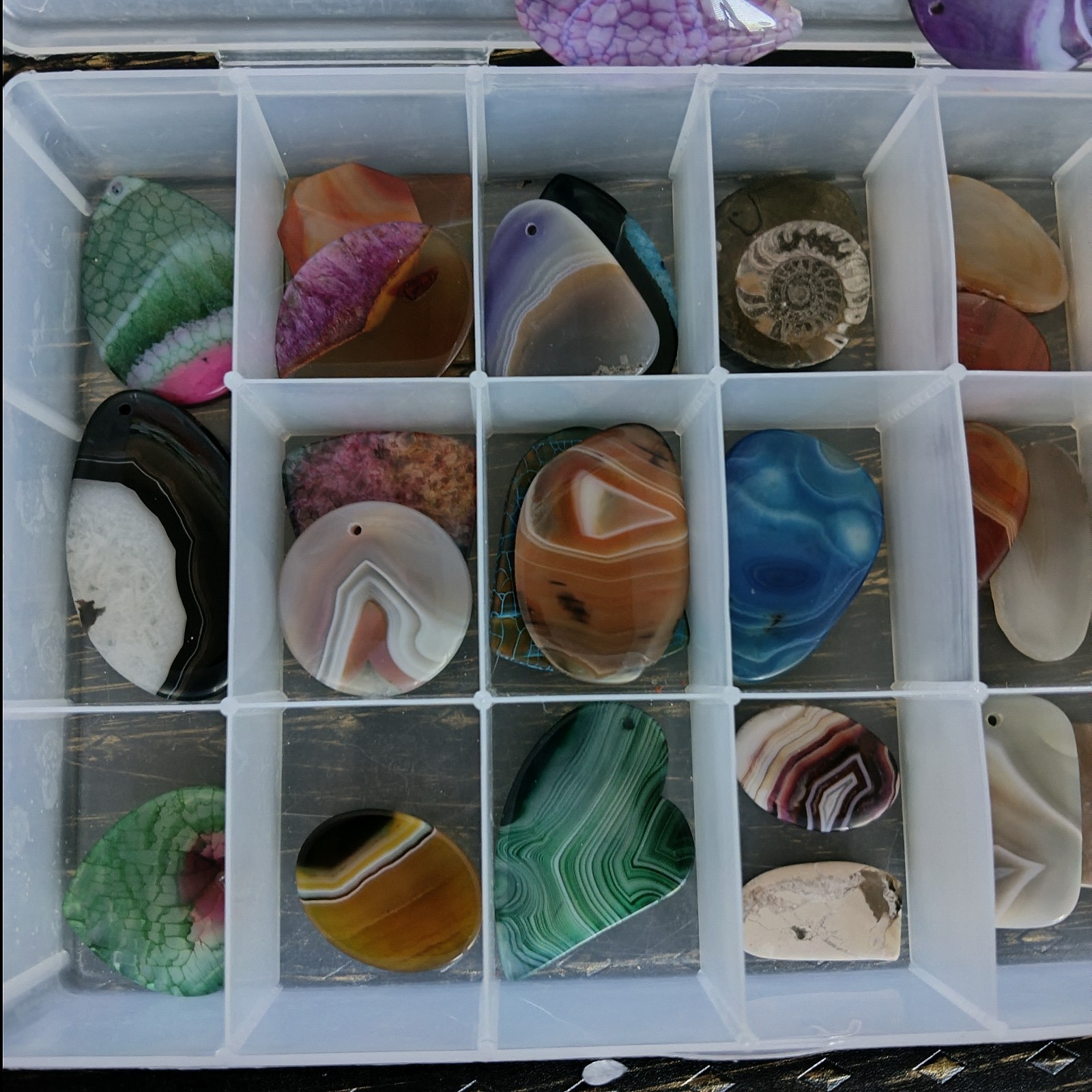Jewelry maker Crafter Lot of Wrapping Stones also Pendants * Hobbys*