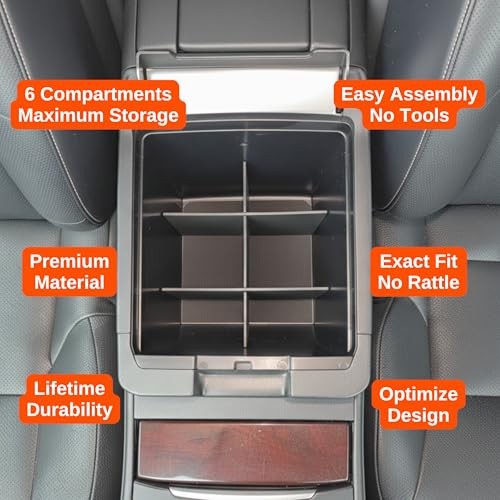 – Center Console Organizer for Lexus GX 460 (2010-2023) – Made in USA – SLX174
