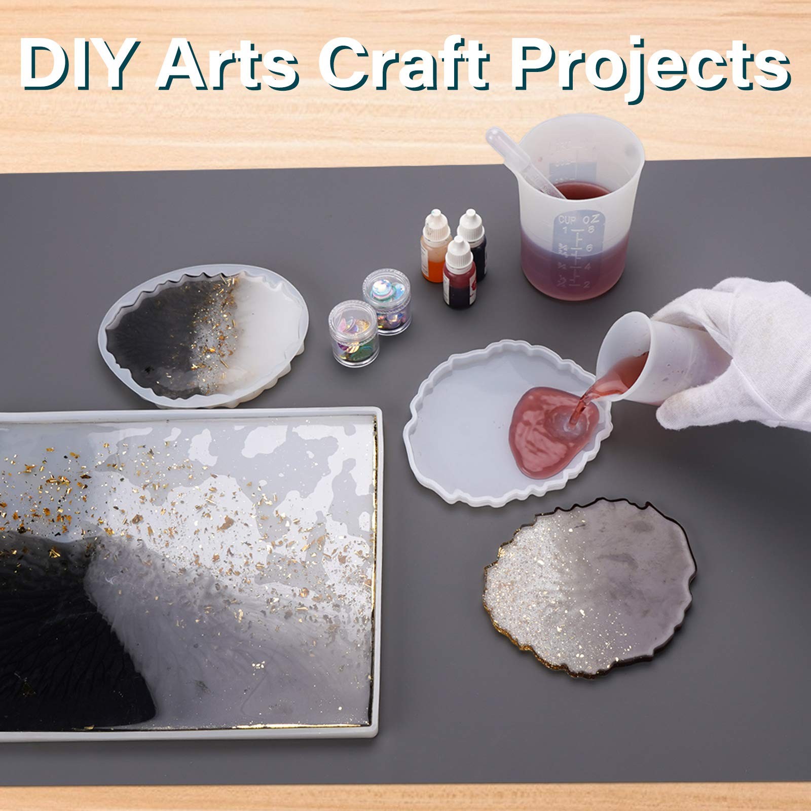 Extra Large Silicone Mat 25.2″x17.7″ Heat Resistant Craft Desk & Counter Prot