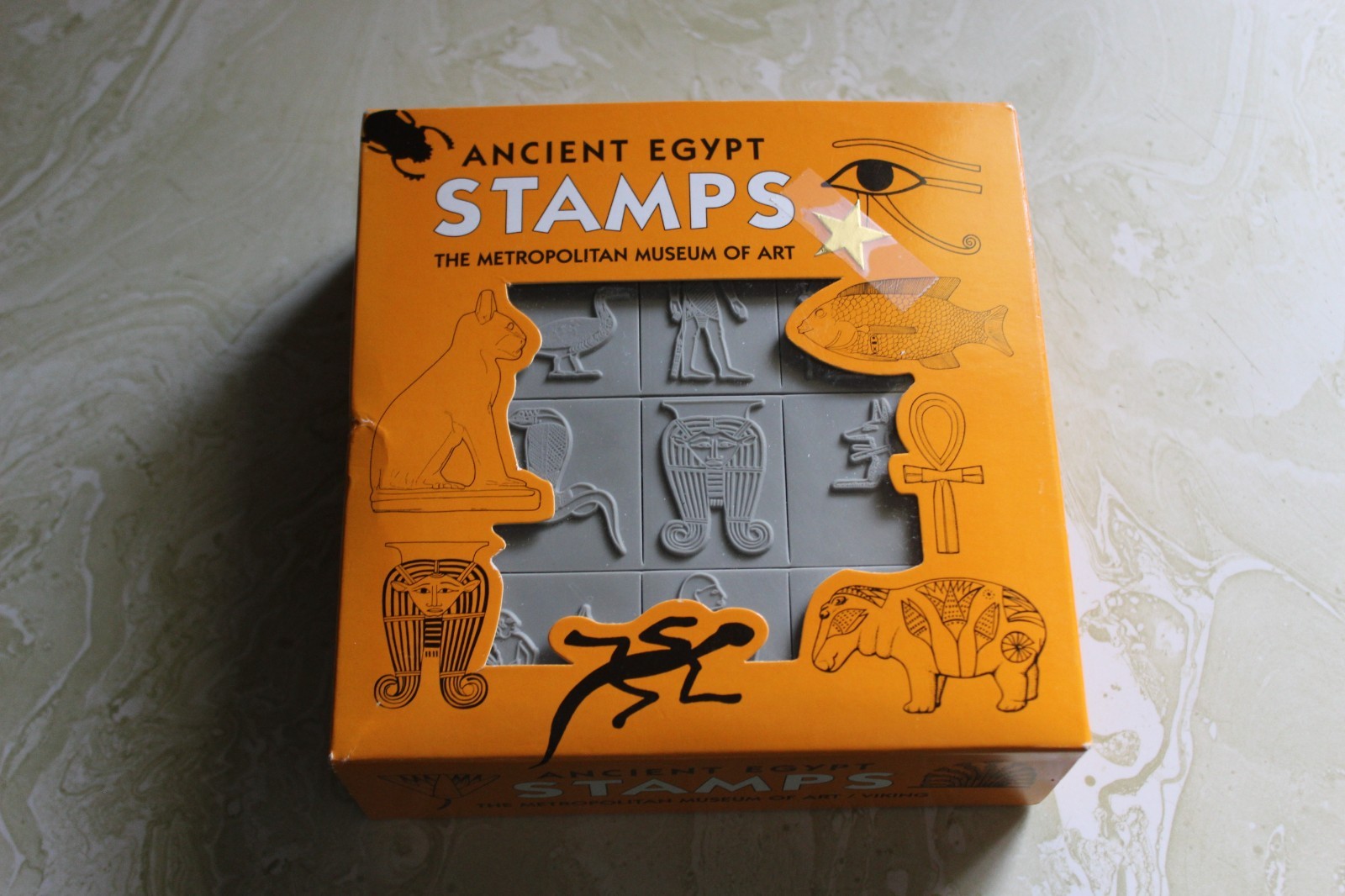 Ancient Egypt Rubber Stamps Sets Lot Metropolitan Museum of Art Home School Item