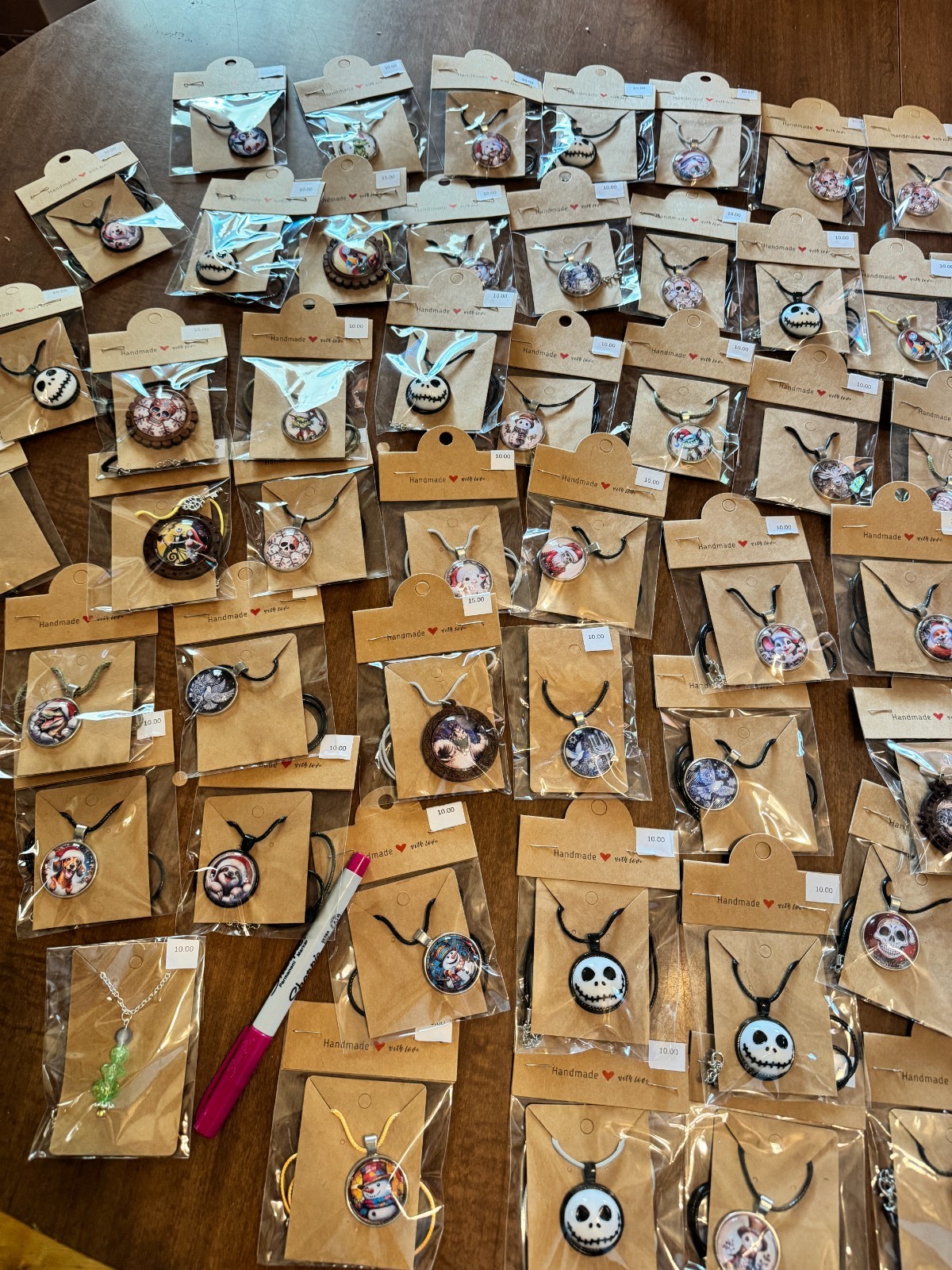 161 Pieces of Handcrafted Christmas Jewelry – Boutique Inventory