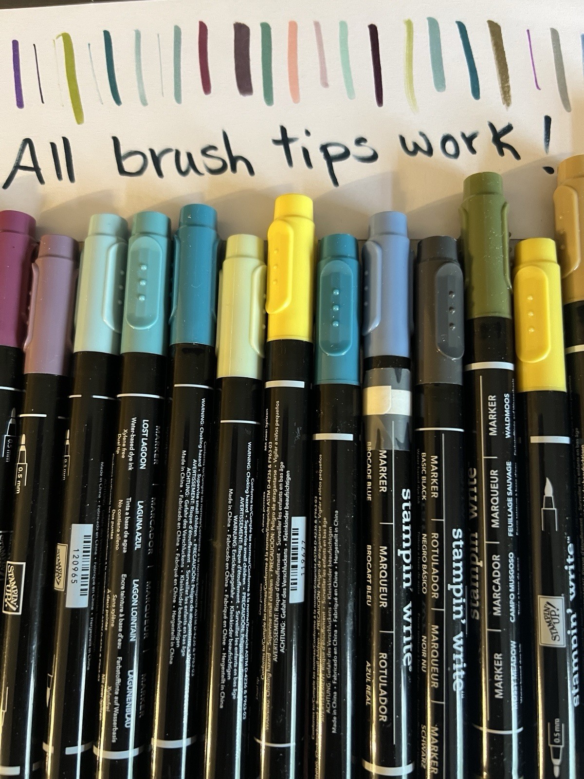 Stampin Up Stampin Write Markers Set 35 Assorted Colors Coloring Read Descript