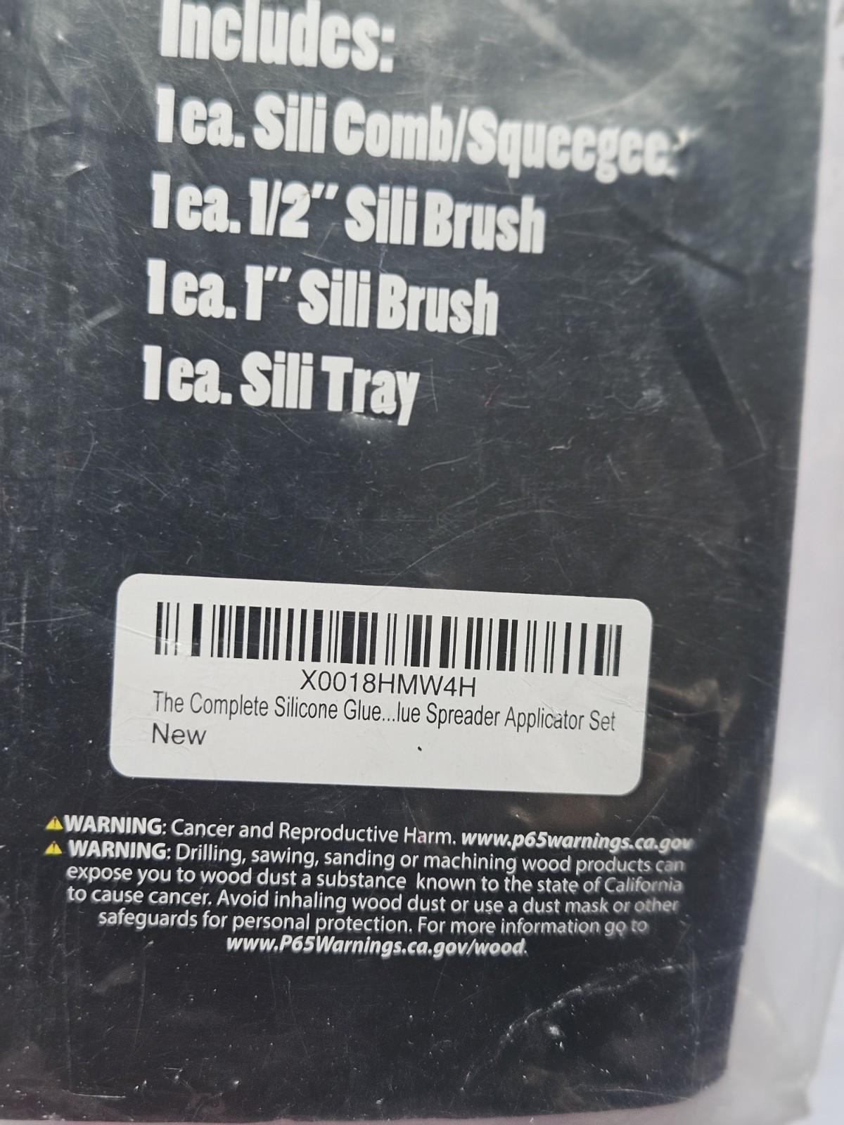 1 PACK – Sili Non-Stick Wood Glue Brush Silicone Applicator Kit Comb sealed Sets