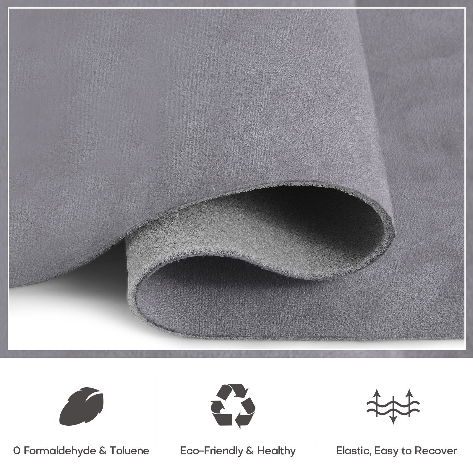 48/96/120” Suede Headliner Fabric 60″W Car Roof Liner Replacement Foam Back