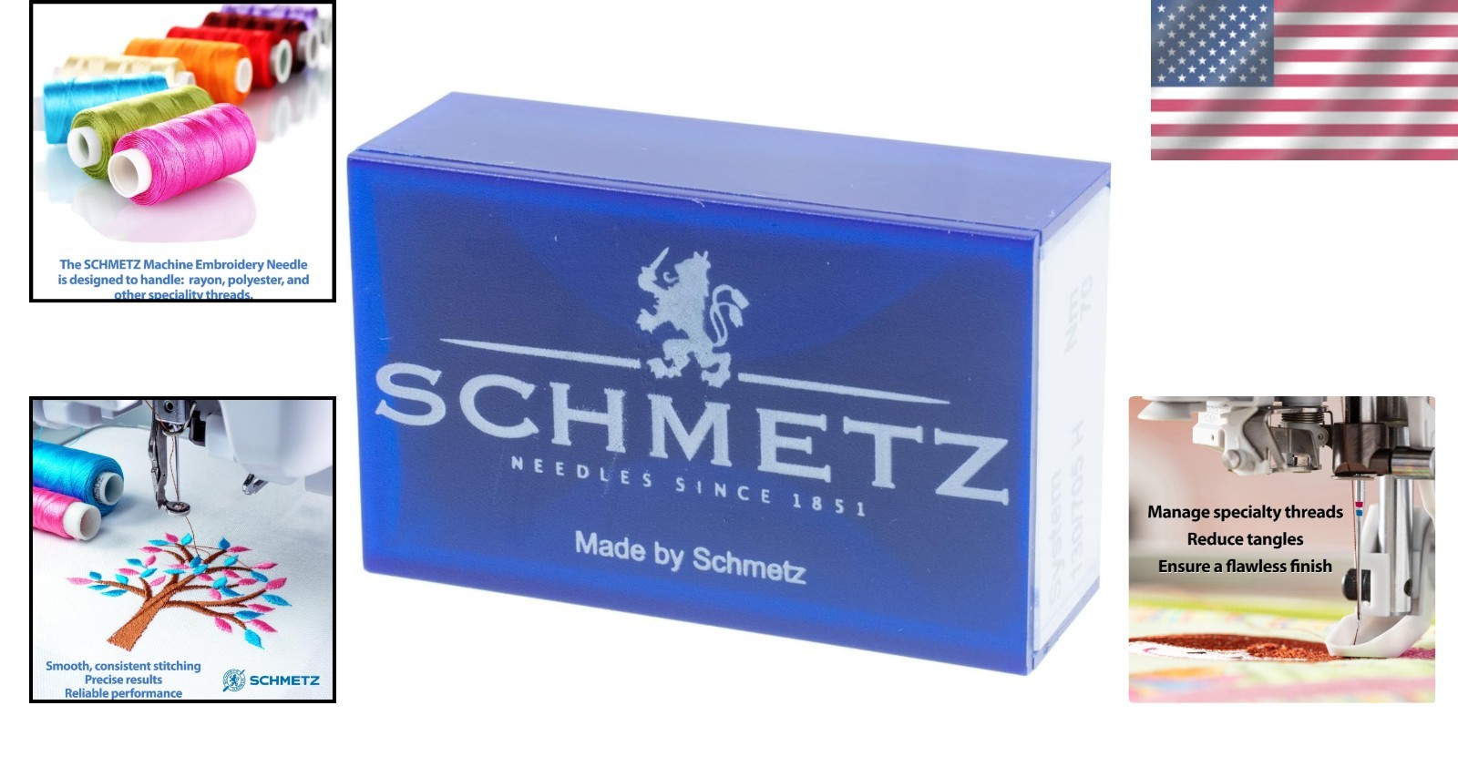 Expert Sewing Machine Needles – Size 75/11, 100 Count