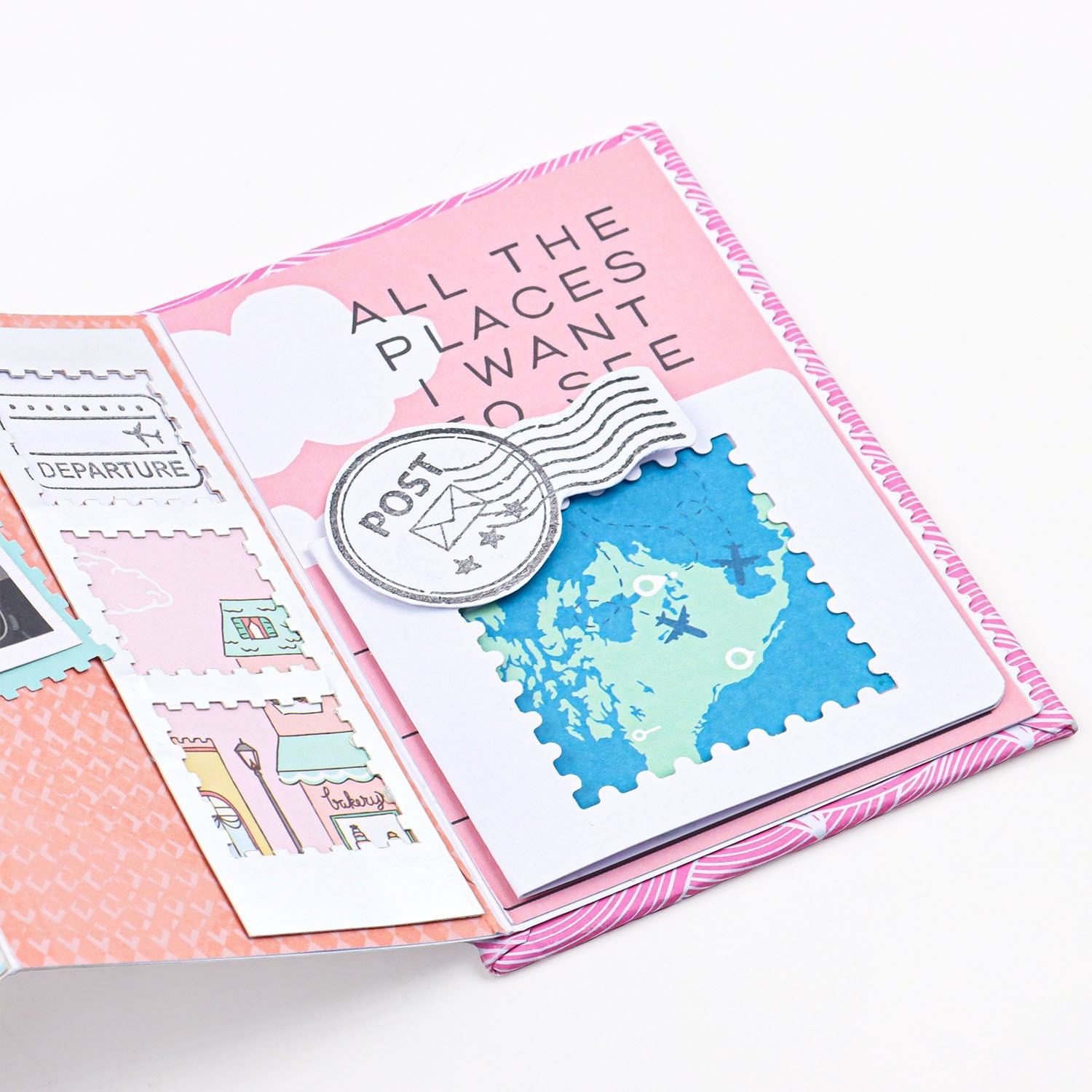 2.5″inch Post Stamp Shape Paper Craft Lever Punch Scrapbooking Cards Arts NEW