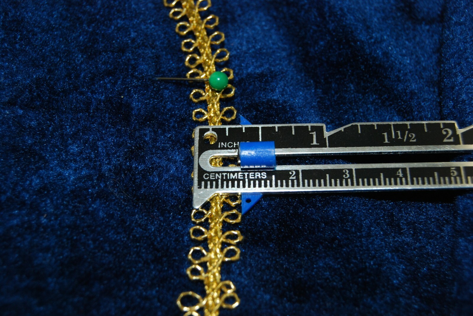 Gold or Silver Picot loop metallic braid trims sold by the yard- see variations