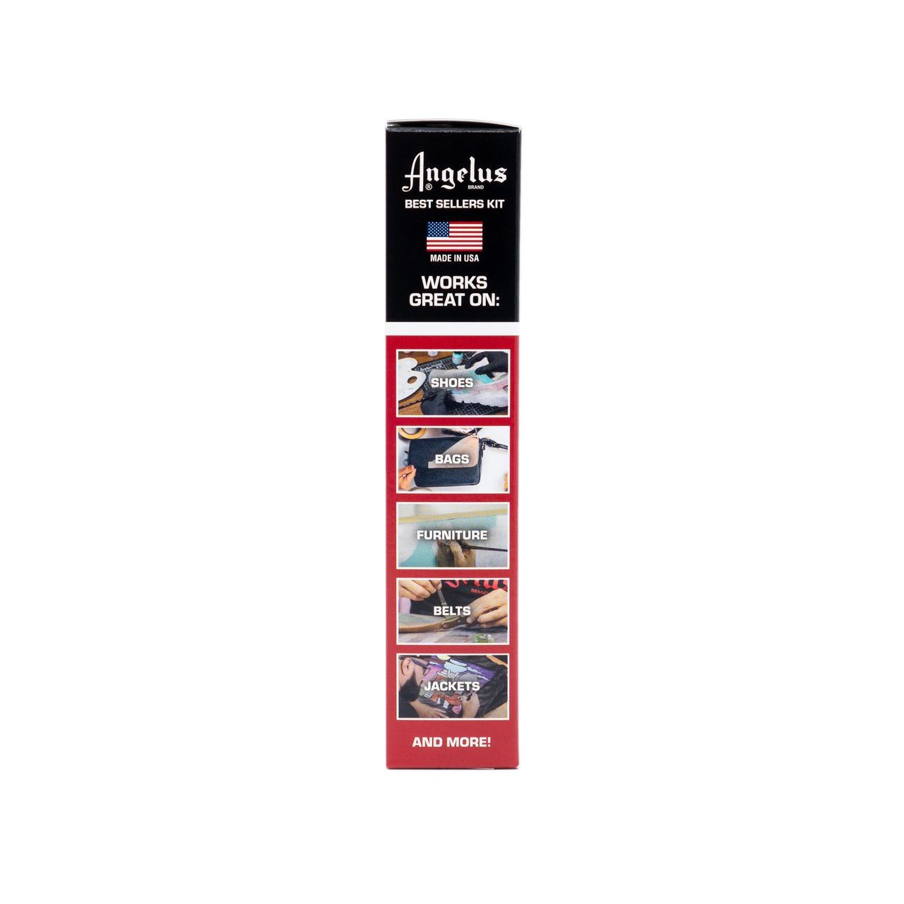 Angelus Acrylic Leather Paint Best Sellers Kit (12 Colors / 1 oz)