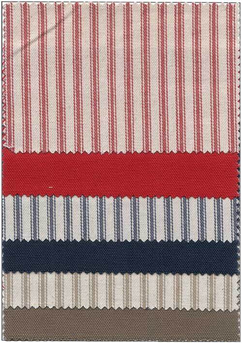 44/45″ Woven Ticking Fabric – By The Yard (Various Colors)