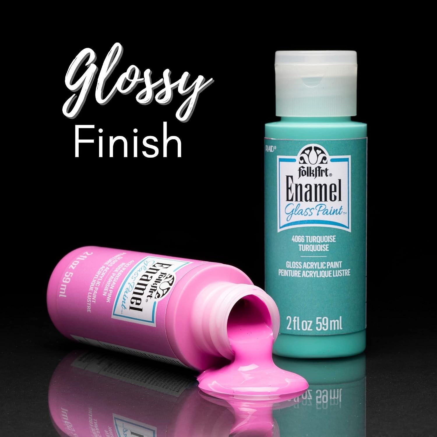 Gloss Finish Acrylic Enamel Craft Set Designed for Beginners and Artists, Non…