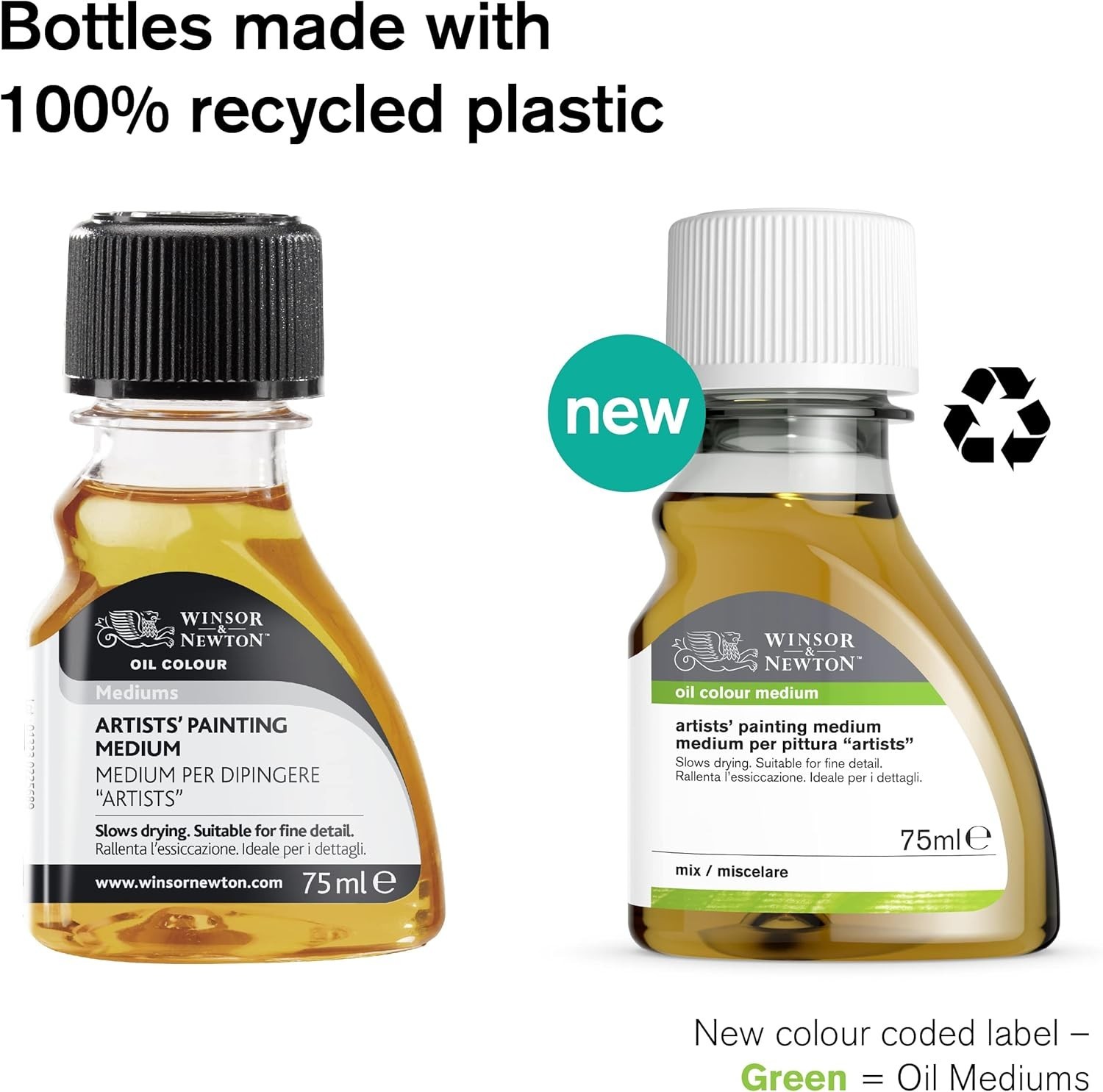 Distilled Turpentine 75 ml 2.5 oz Bottle for Oil Paint Thinning Medium
